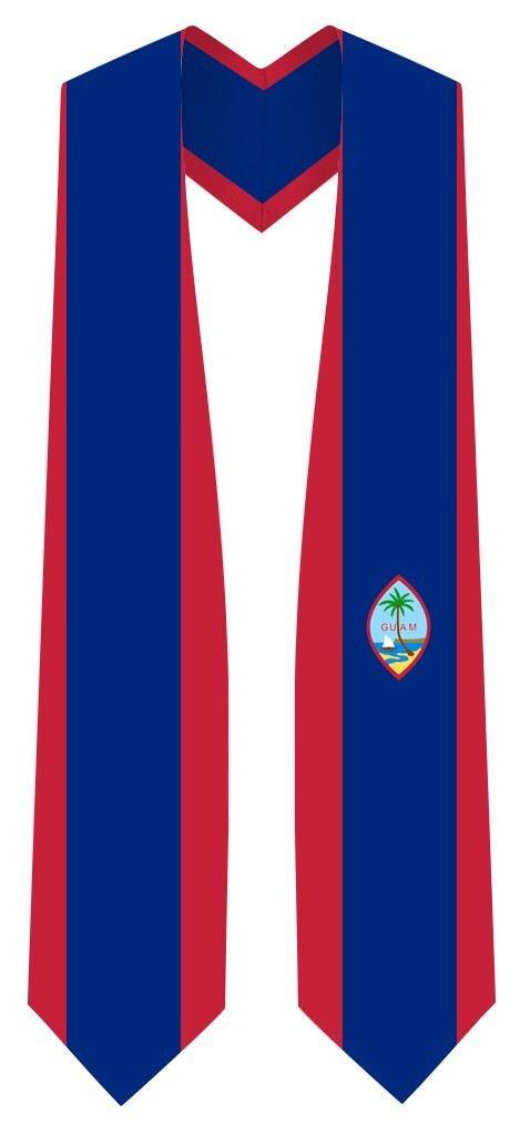 Guam Graduation Stole – Guam Flag Sash