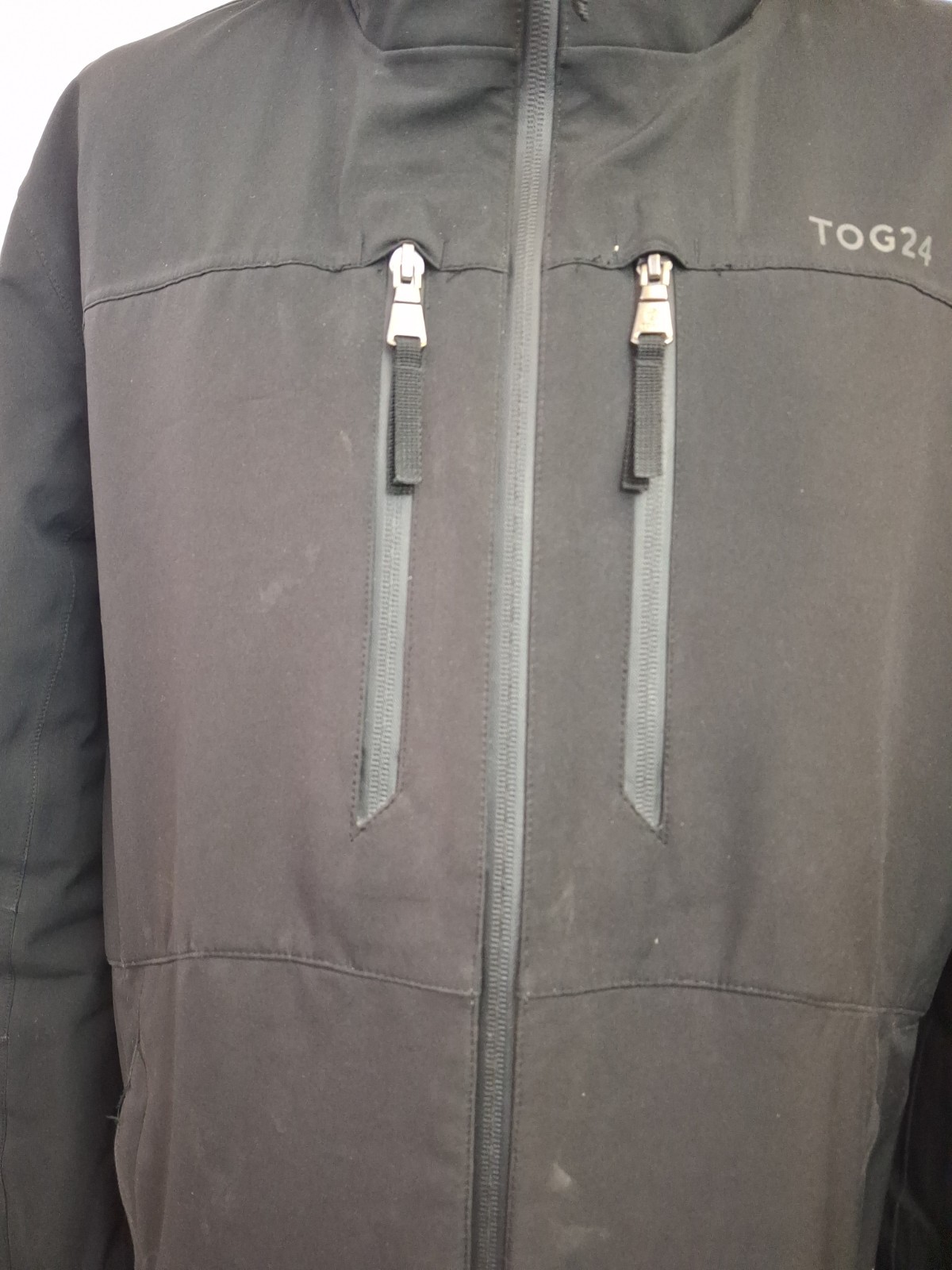 TOG24 Denton Men’s Waterproof 3-in-1 Hooded Jacket in black Size XL E5261