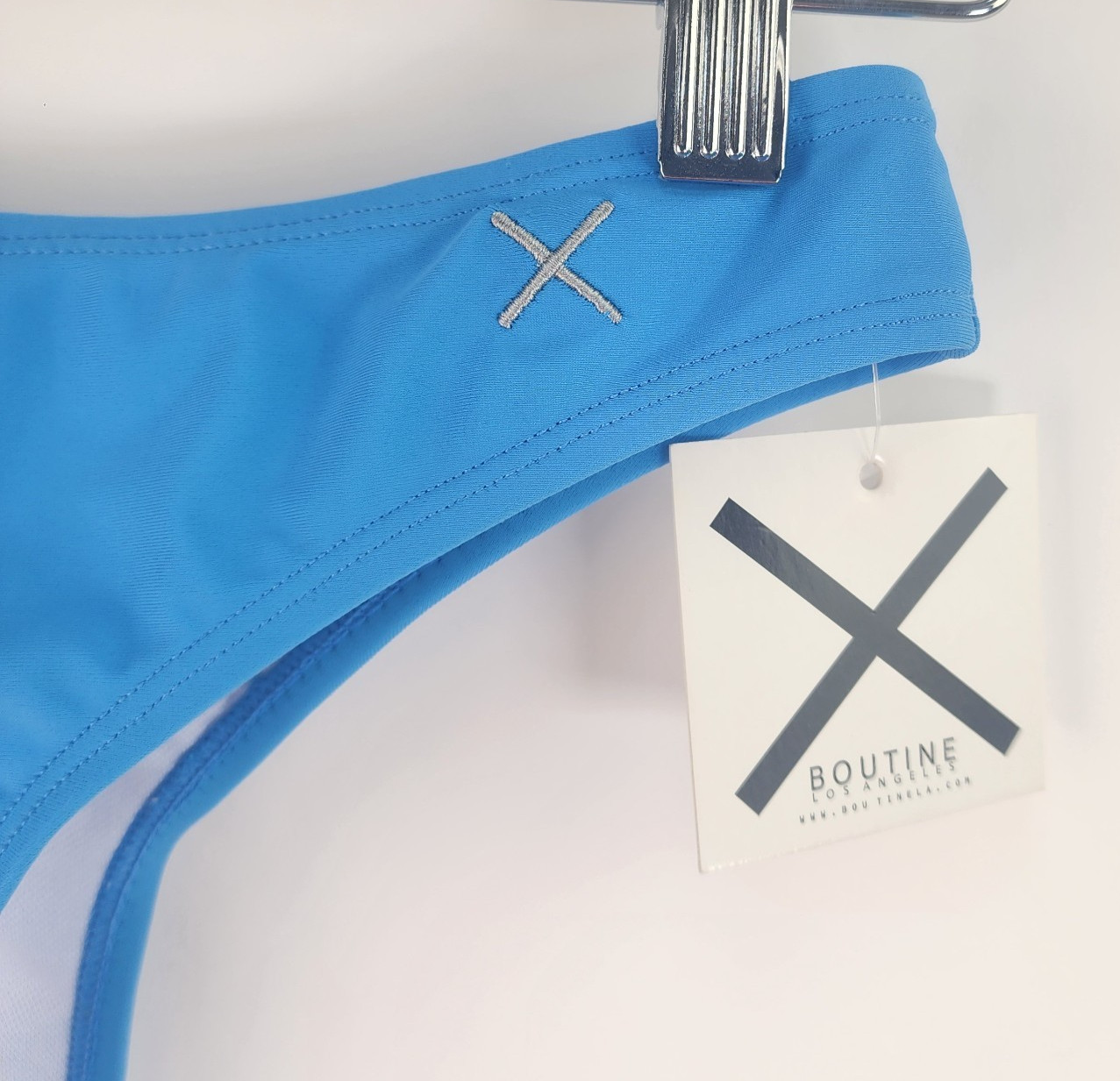 Boutine LA Bikini Bottom Women’s S Laguna Blue Stretch Swim