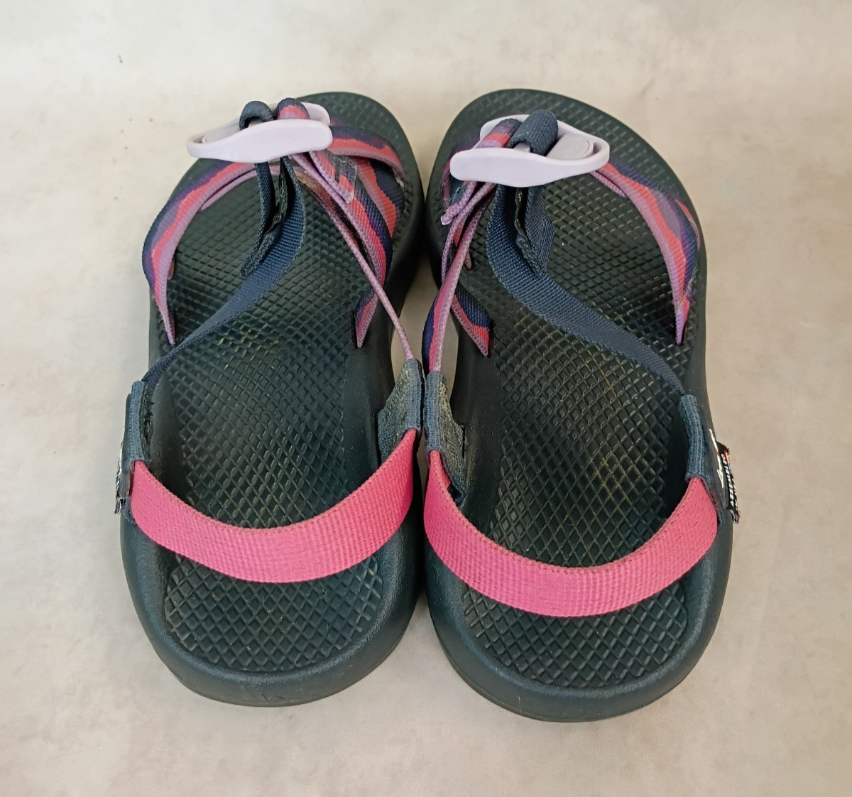 ChacoLove + One Adjustable Sandals Pink Purple W 7 EUC