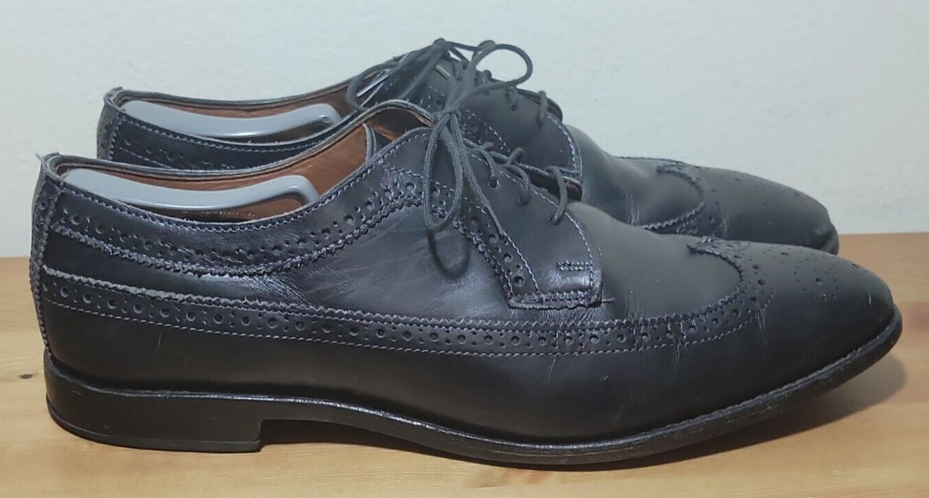 Allen Edmonds “MCGREGOR” Men’s Leather Wingtip Blucher Oxfords Sz 11 Black 4552