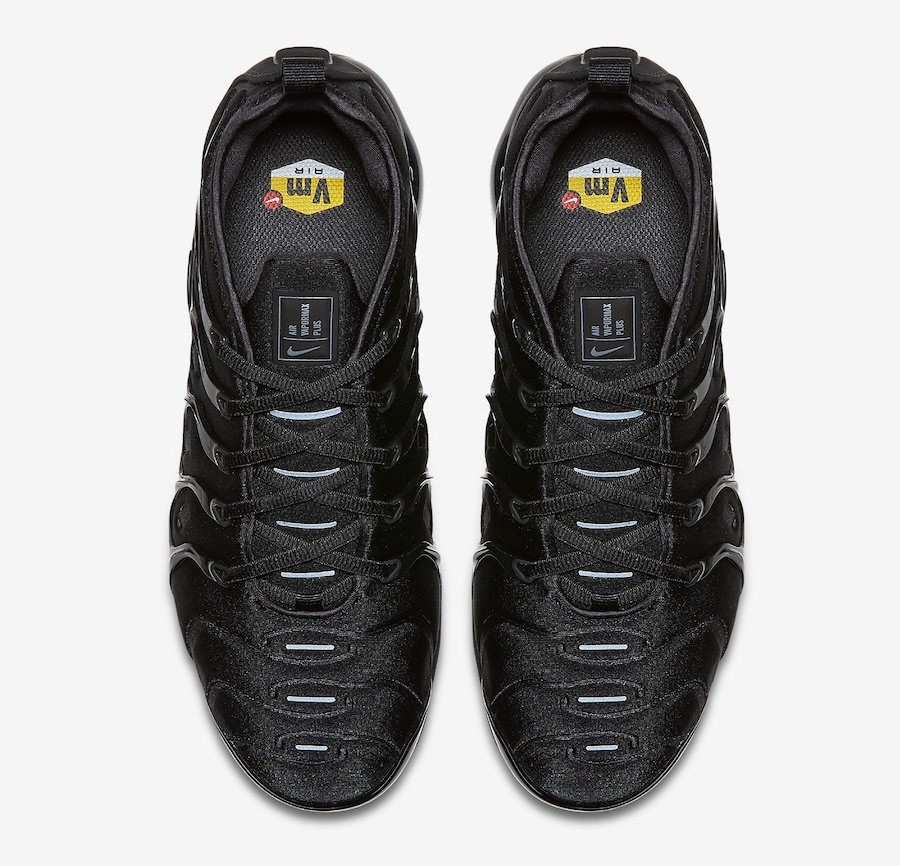 New Nike Air Vapormax TN Plus Triple Black men’s shoes 8-12