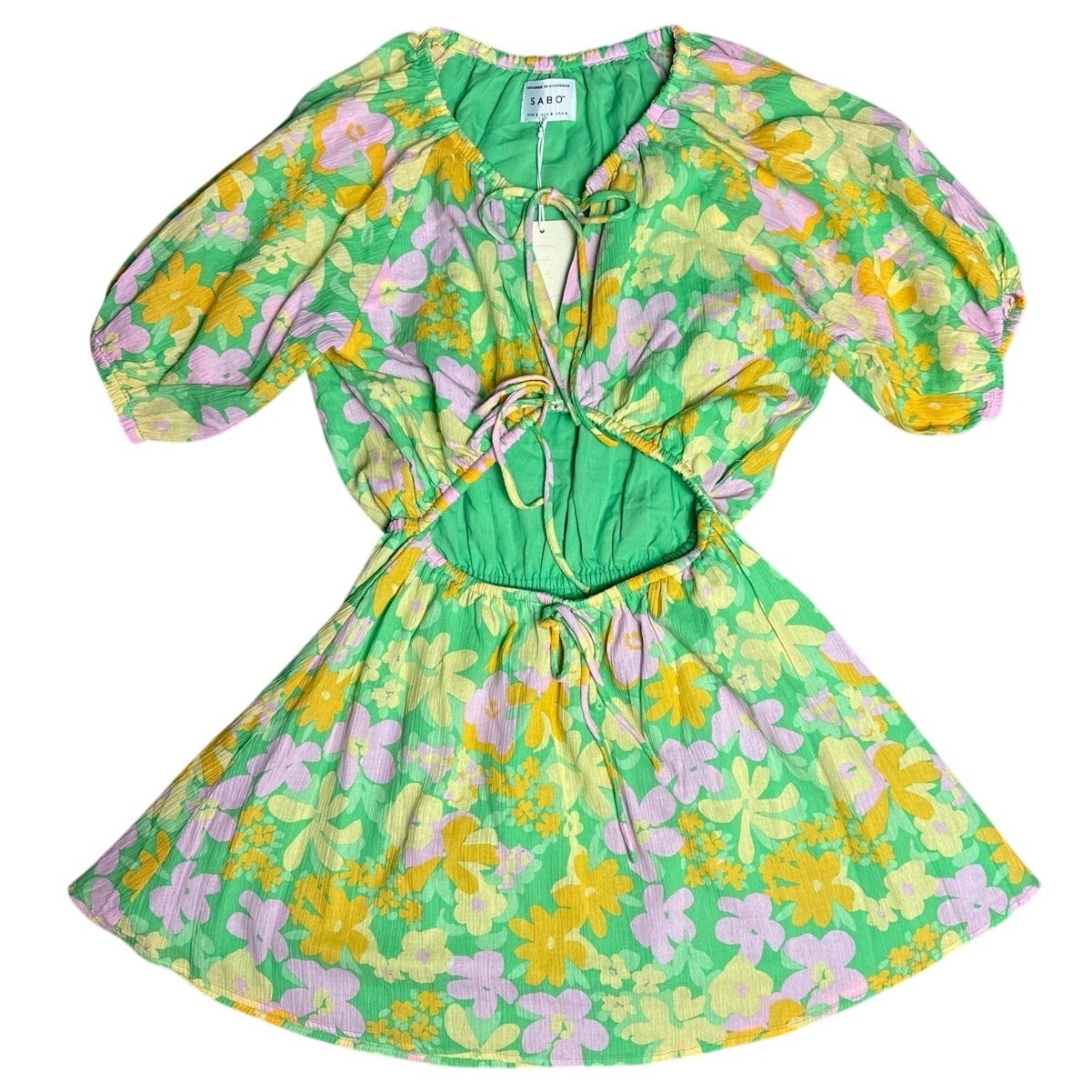 Sabo Milo Dress Juniper Green Size Small