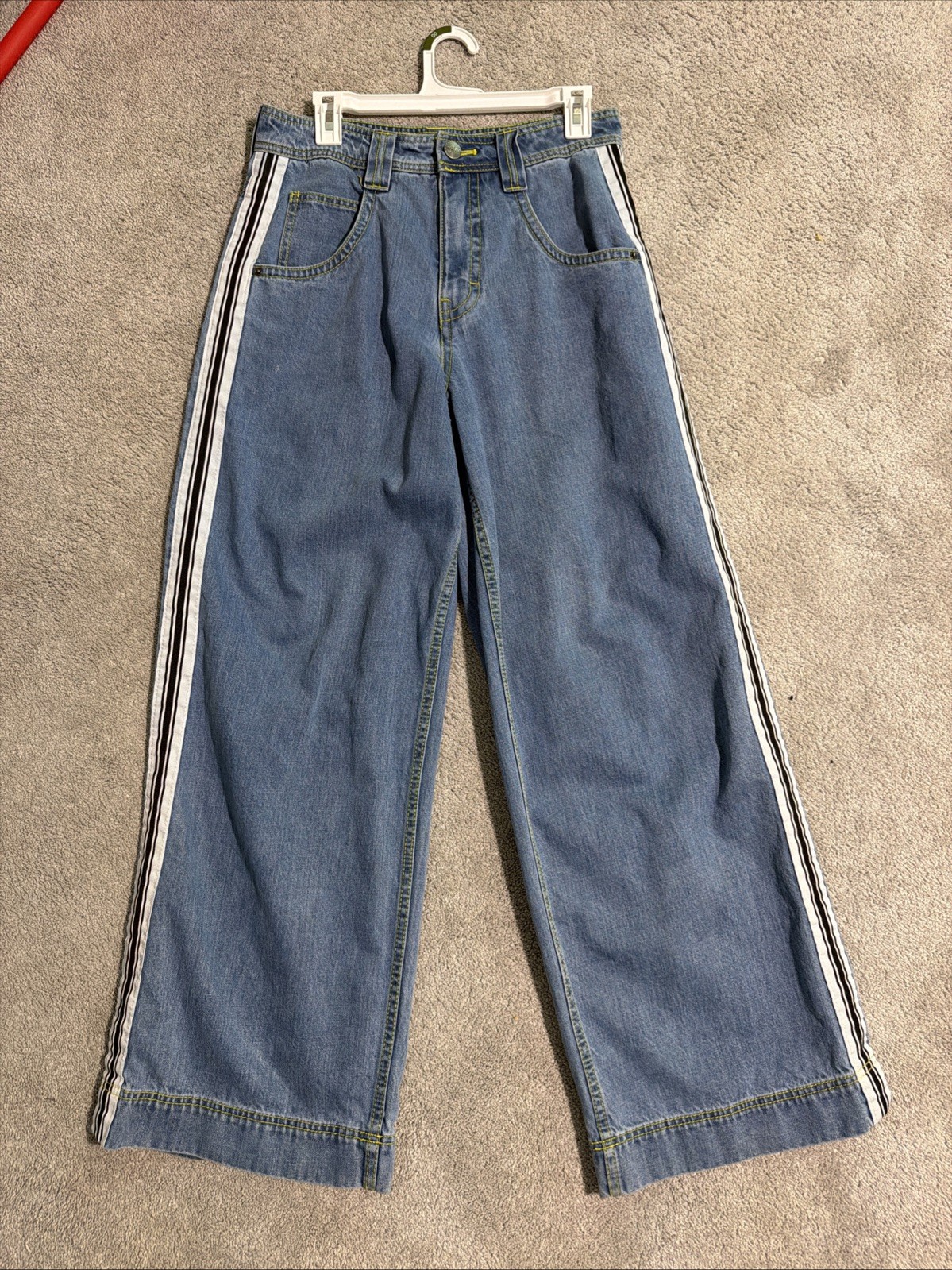 A.LAB Blue Wide-Leg Jeans Skater JNCO Style Size 30
