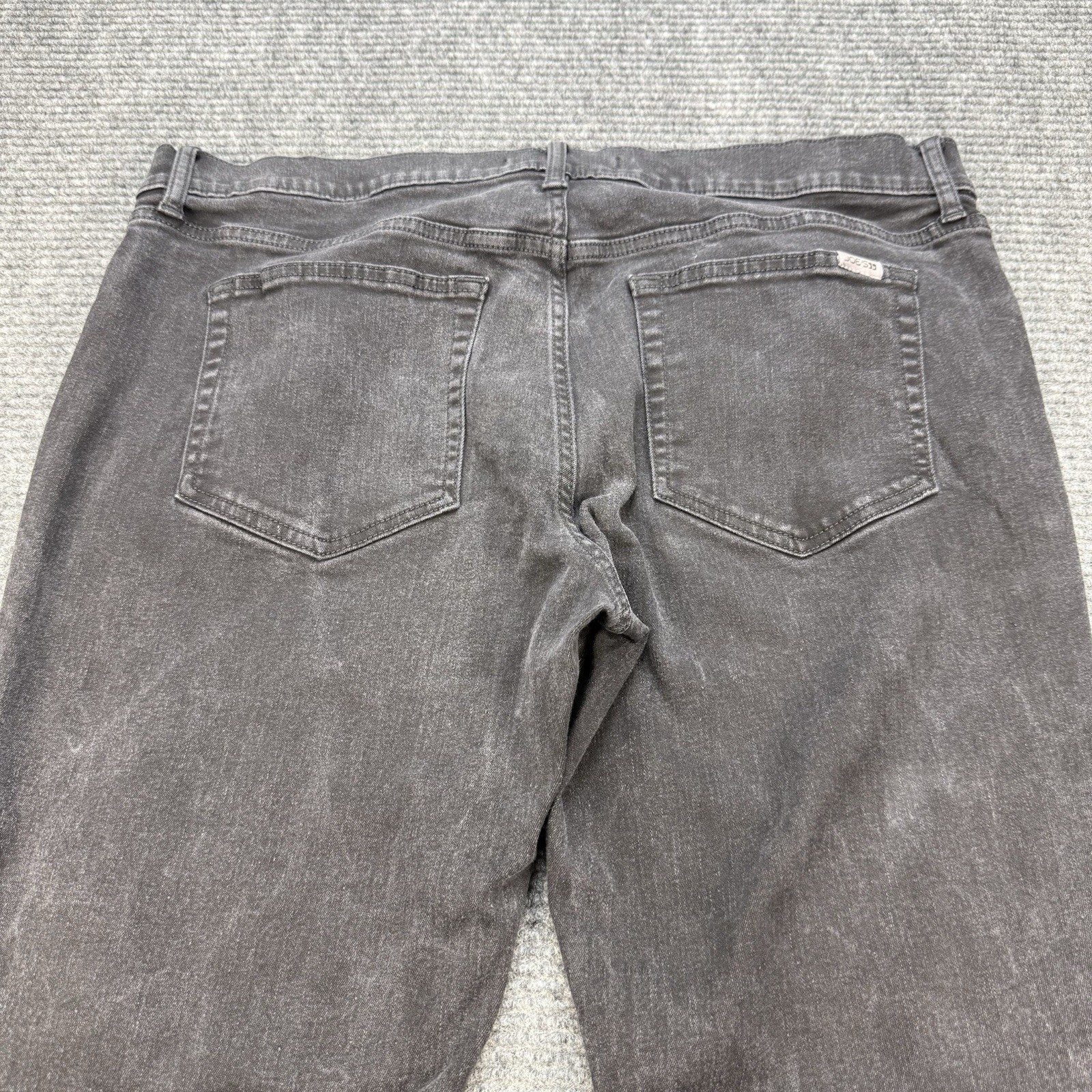 Joe’s Jeans Mens 38×31 Black Washed Marble Straight Fit Denim