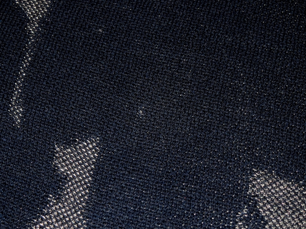 $1650 NEW BRIONI SWEATER XL / XXL E 56 SLIM FIT DENIM BLUE CAMO KNIT COTTON SILK