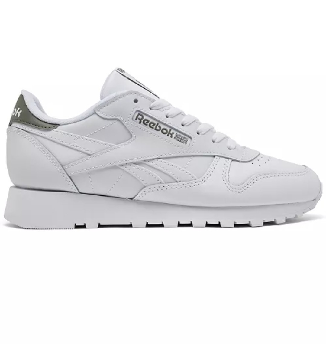 Reebok Unisex Classic Leather Casual Sneakers Color White Size Men 8 Women 9.5