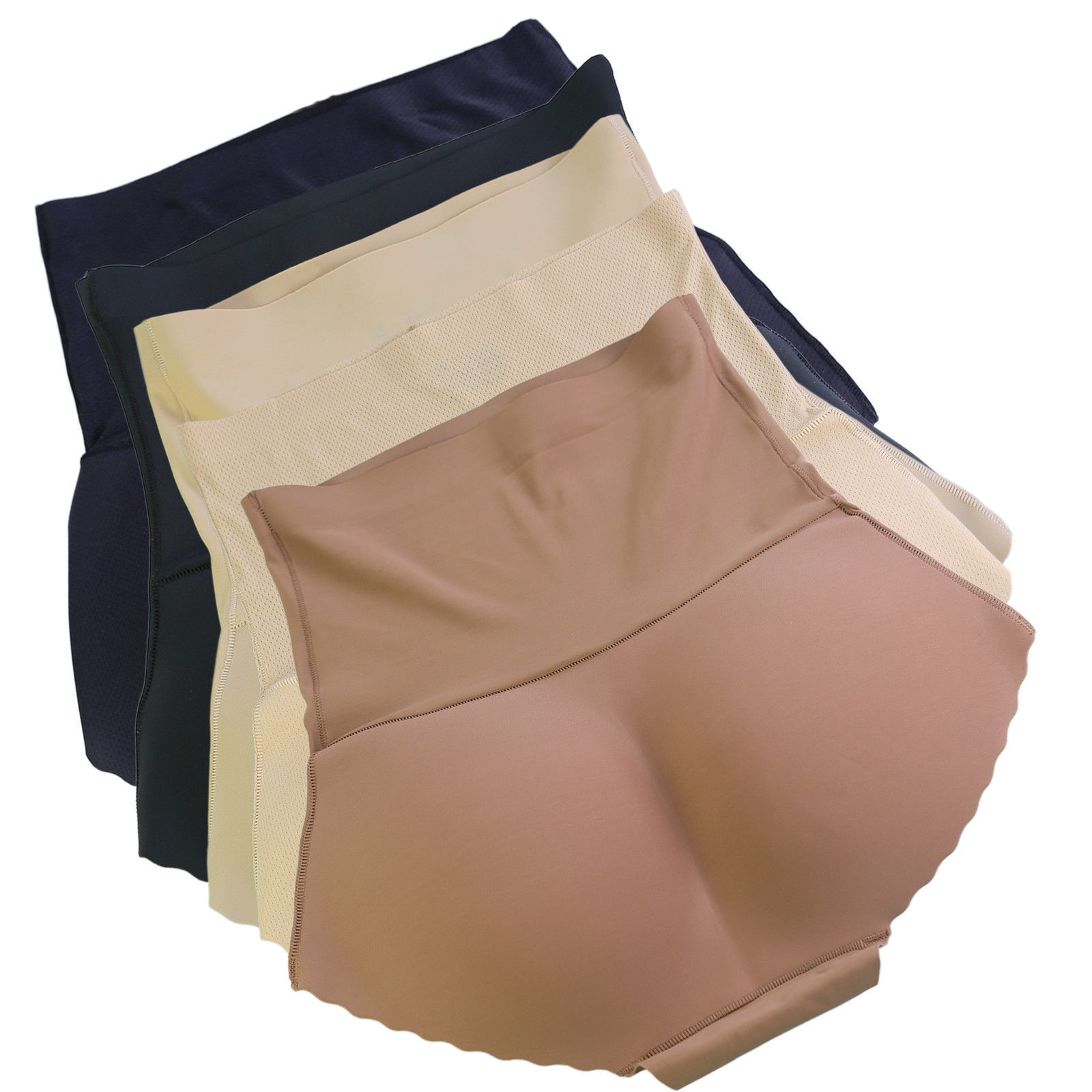 High Waist Padded Hips Seamless Panty Butt Lifter Enhancer Memory Foam Shapewear
