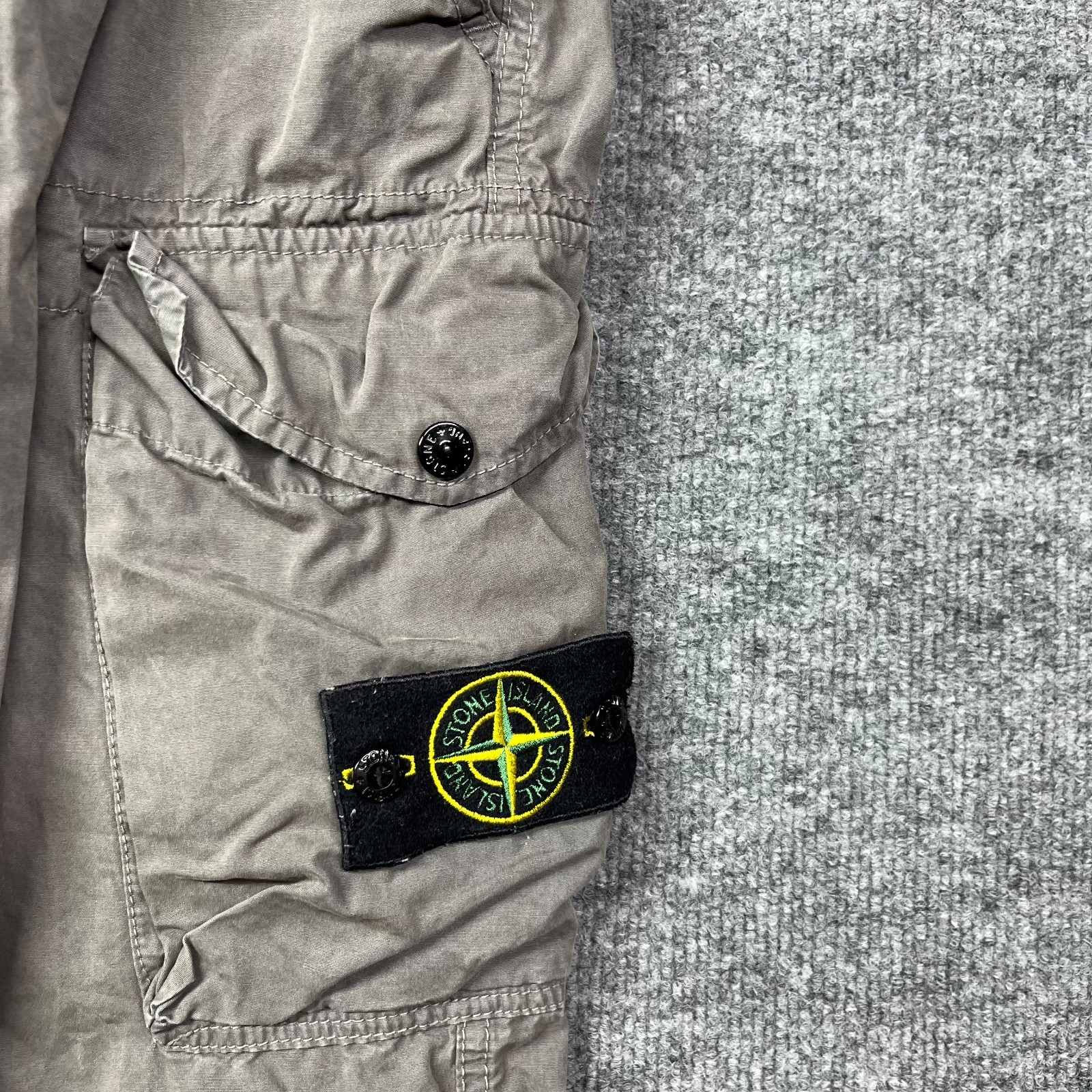 Stone Island Type SL Cargo Pants Men’s Gray Pockets Slim Fit Utility – 33X31