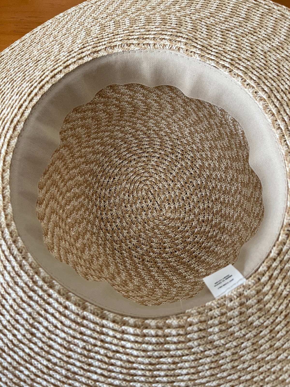 NINE WEST WOMEN’S WIDE BRIM FLOPPY STYLE SUN HAT APPROX. 21-22 IN SIZE M