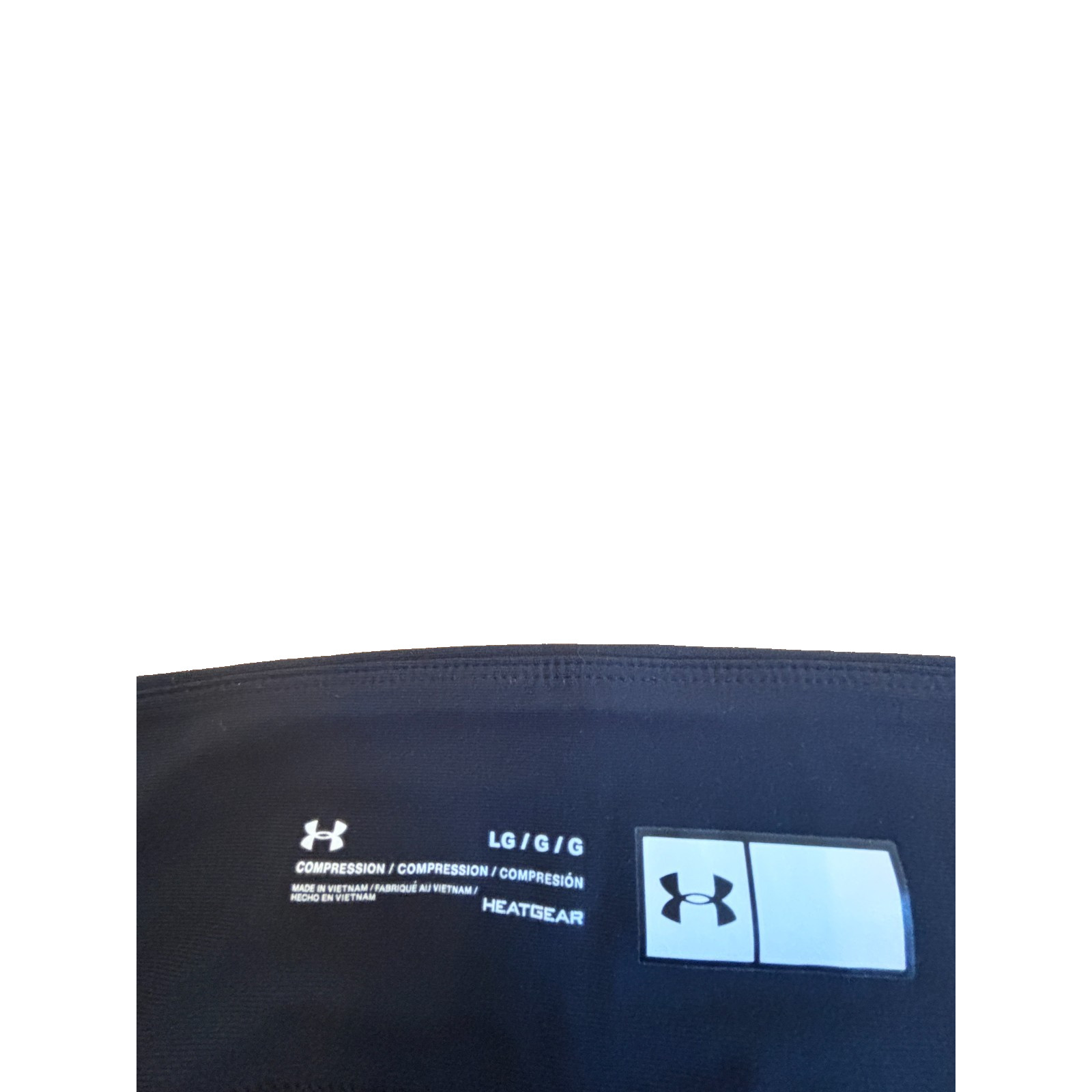 Under Armour Women Pants Large L Black HeatGear Athletic Gym Running Leggings