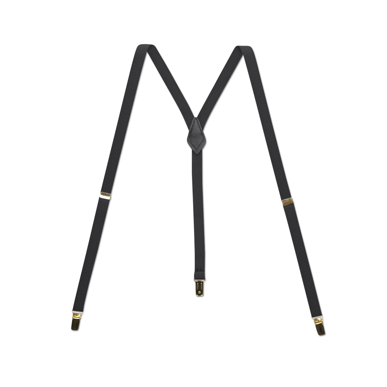 Men’s Thin Suspenders – X/Y Back with Chromed Snap Ons, USA Made