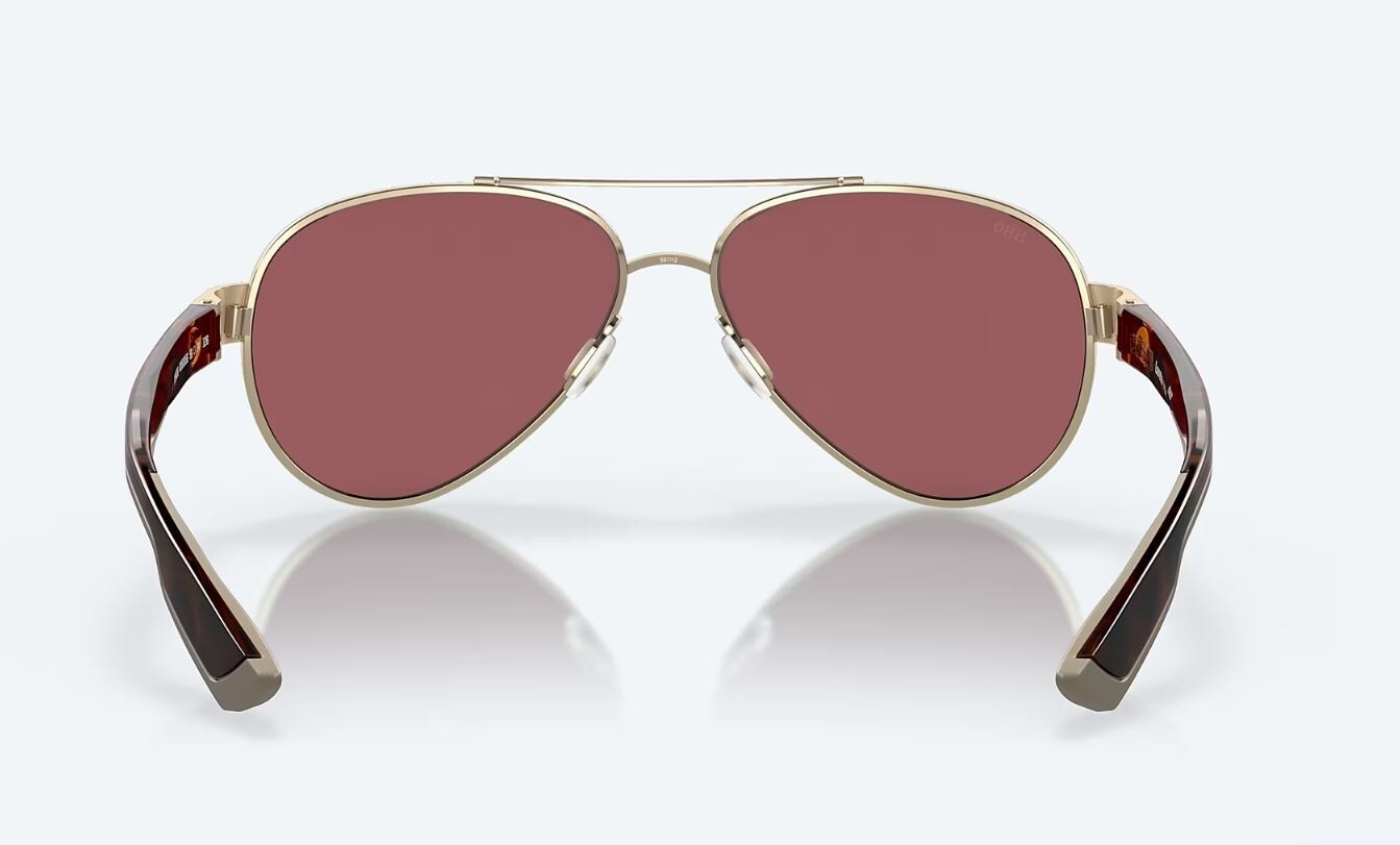 Costa Del Mar Loreto Brushed Gold / Gold Mirror Polarized Glass 580G – NEW