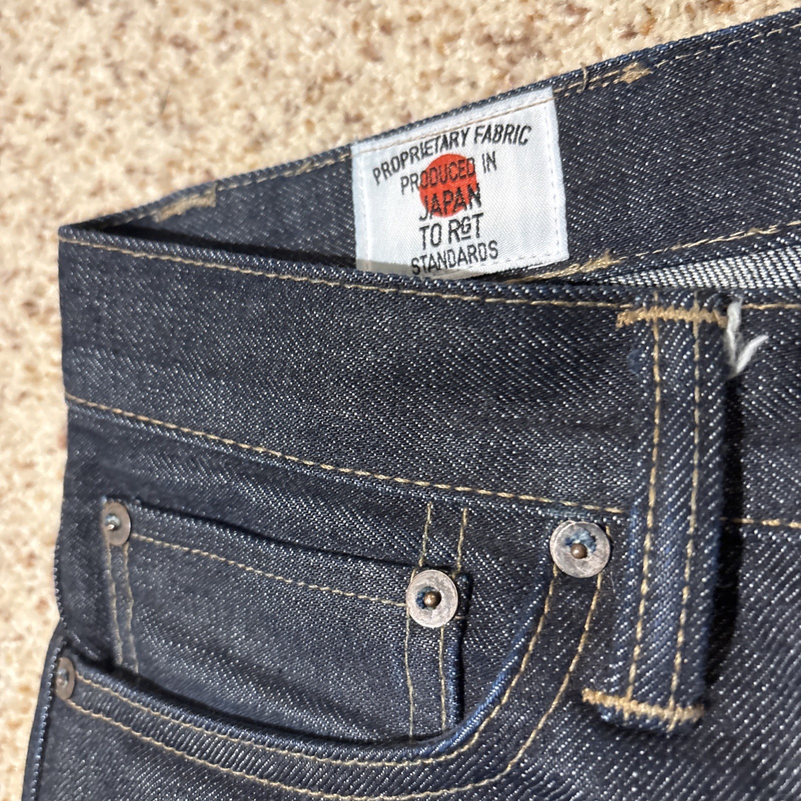 Rogue Territory SK 15oz Selvedge Denim Indigo US Made Japan Fabric Unisex 27