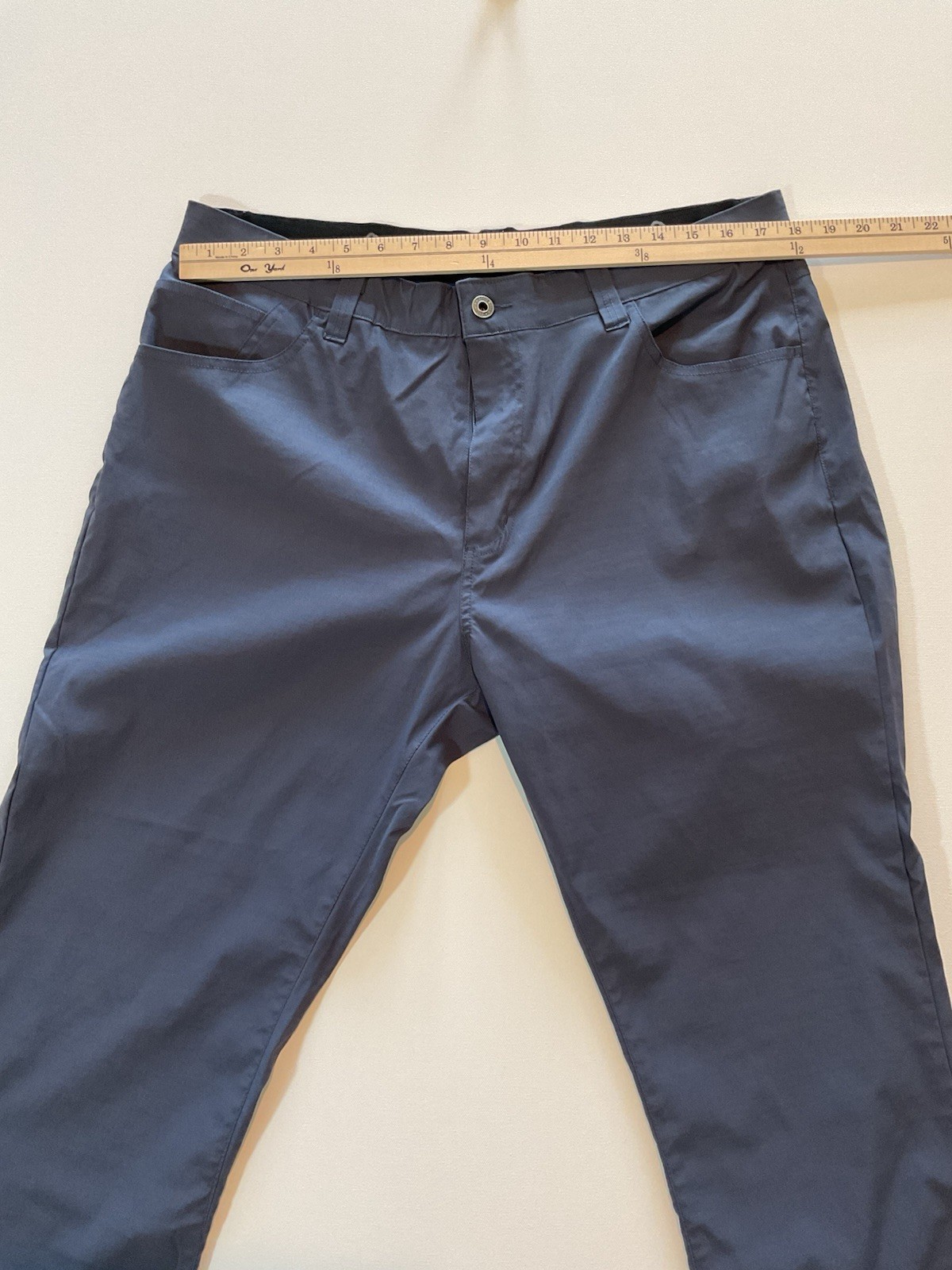 Eddie Bauer Performance Hiking Pants Navy Blue Stretch Travel Outdoor
