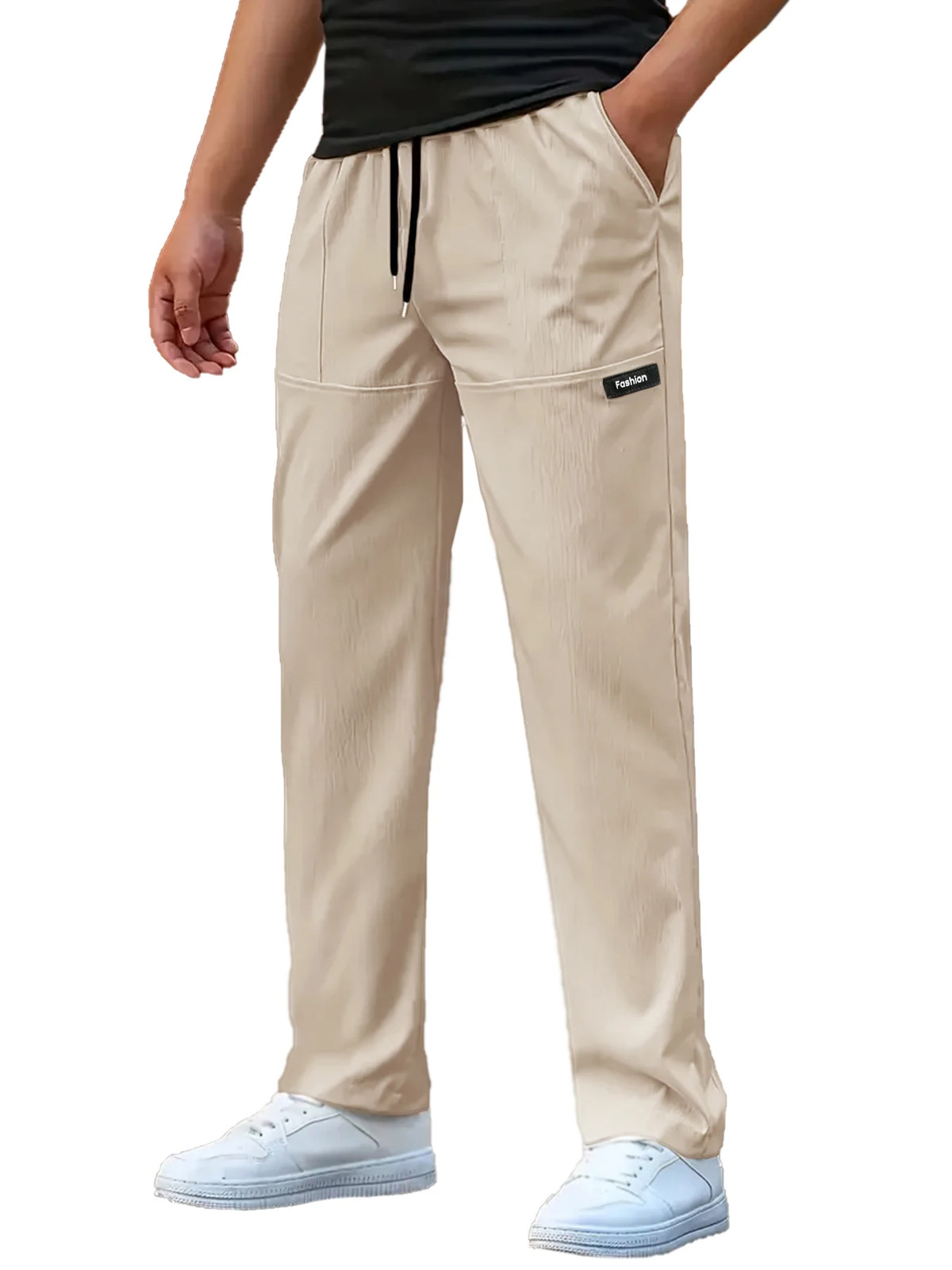 Men’s Lightweight Loose Straight Leg Casual Jogger Pants