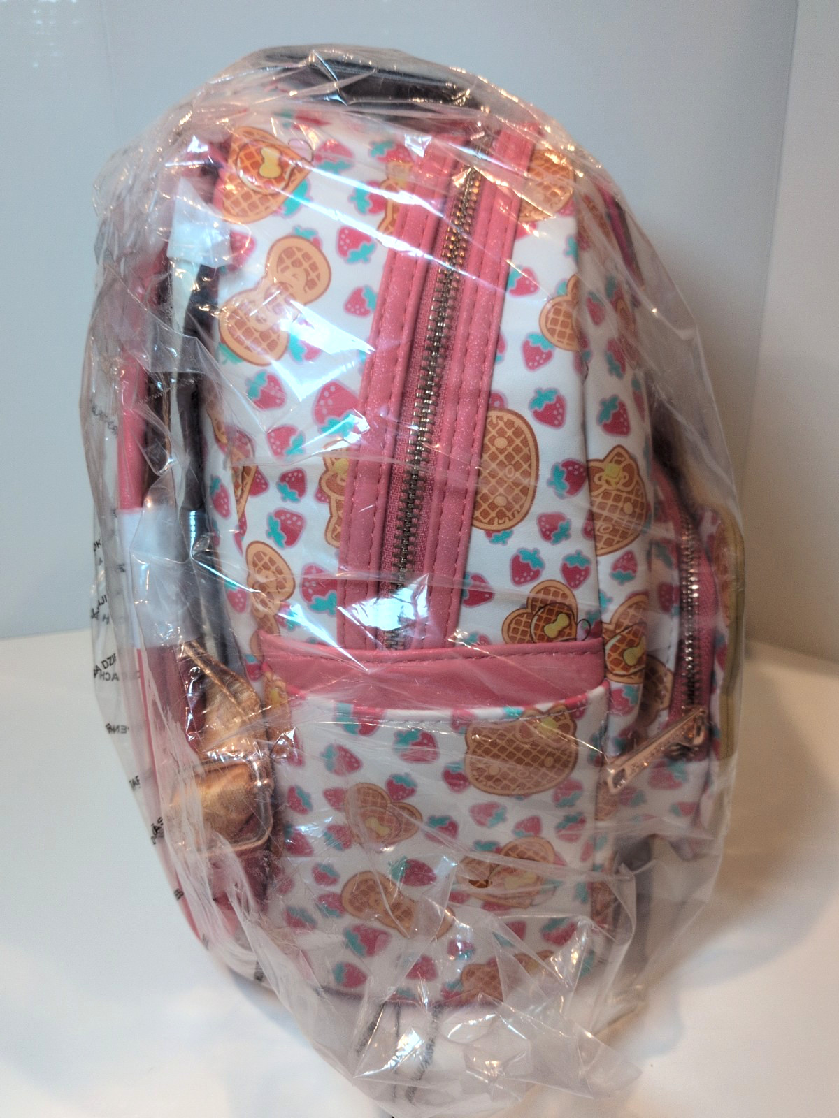 🧇 Loungefly Sanrio Hello Kitty Breakfast Waffle Mini Backpack + Wallet NWT
