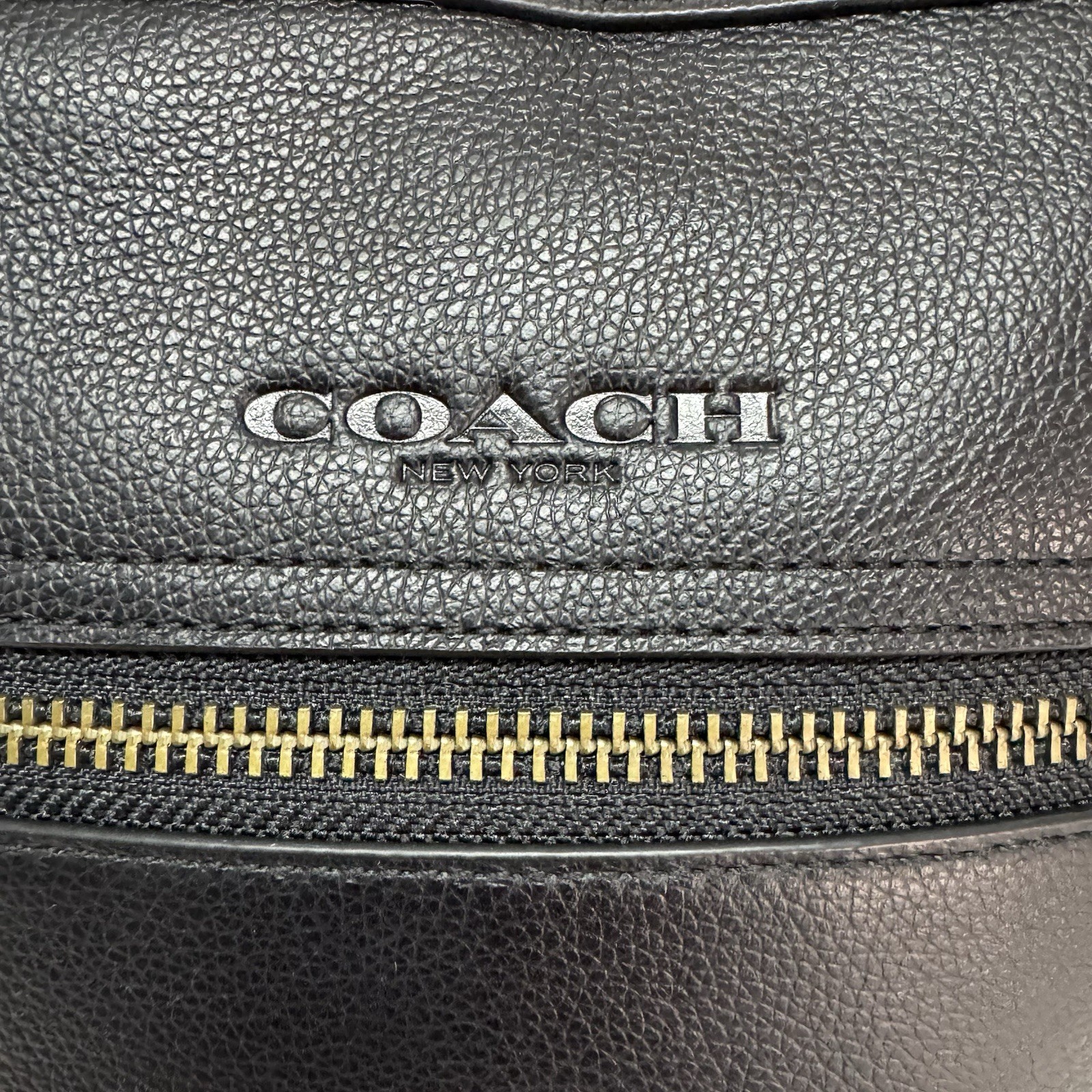 Coach Houston Men’s Crossbody Leather Flight Bag – Black