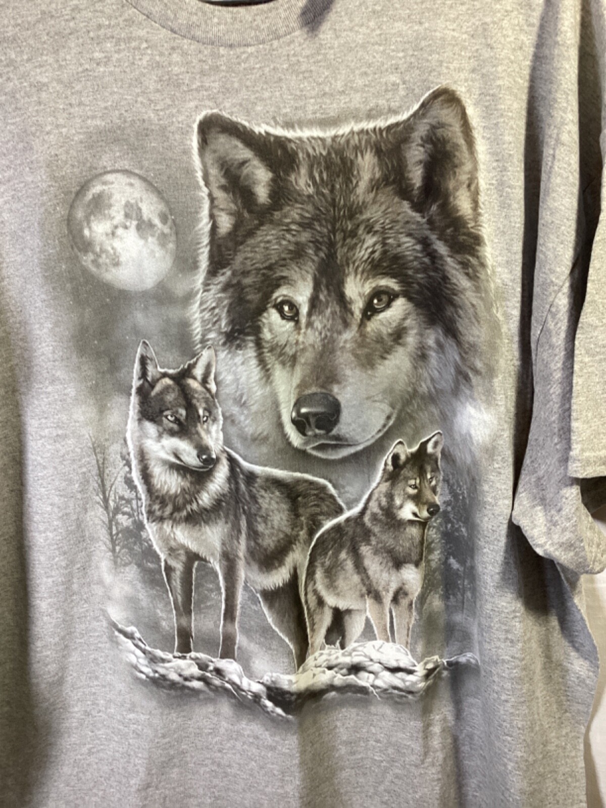 DOM (Wolf Pack) Gray 2XL Cotton Blend New with Tags T Shirt T12