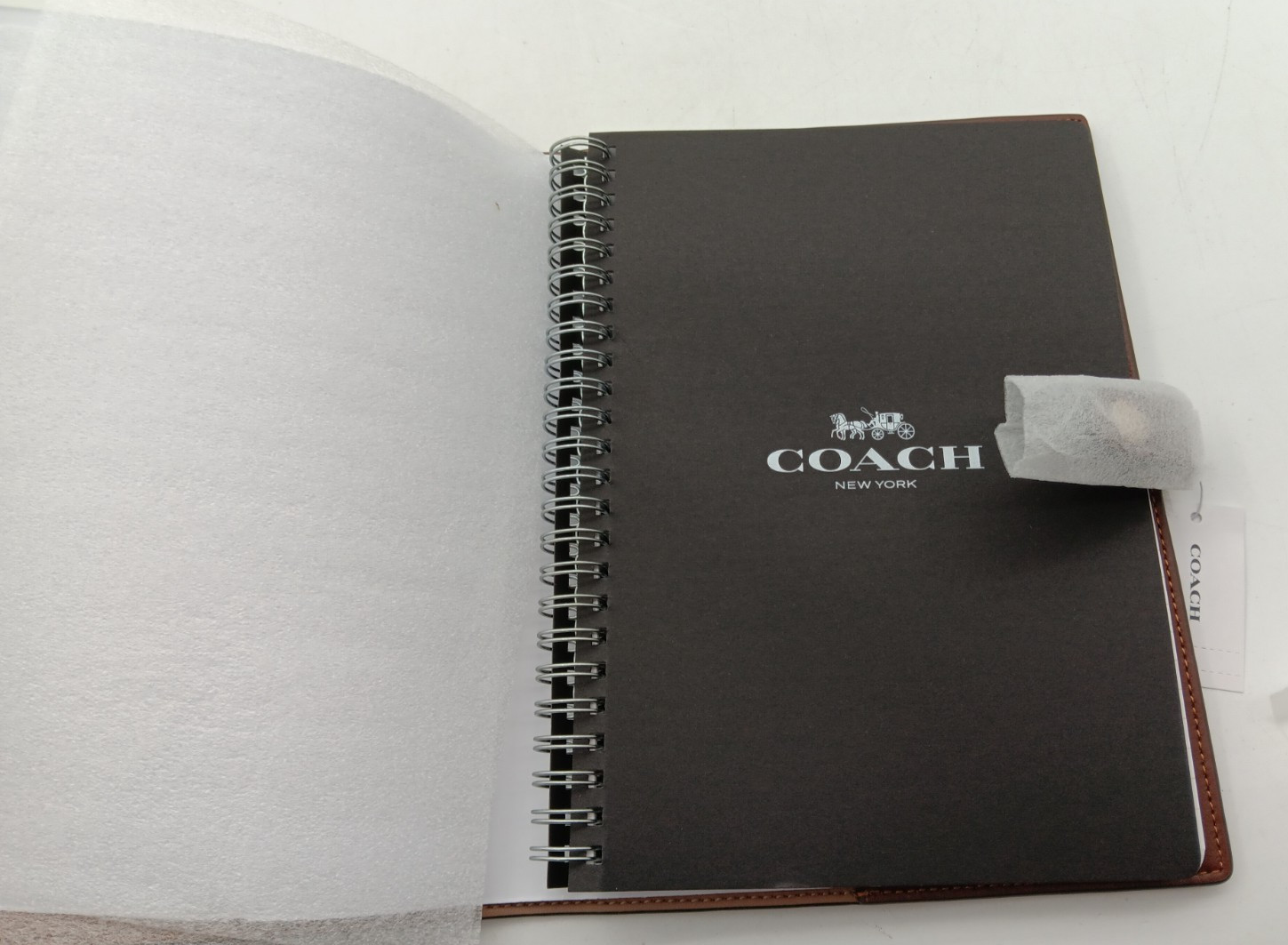 COACH | Notebook In Signature Canvas | Gold/Tan/Brown | CZ198