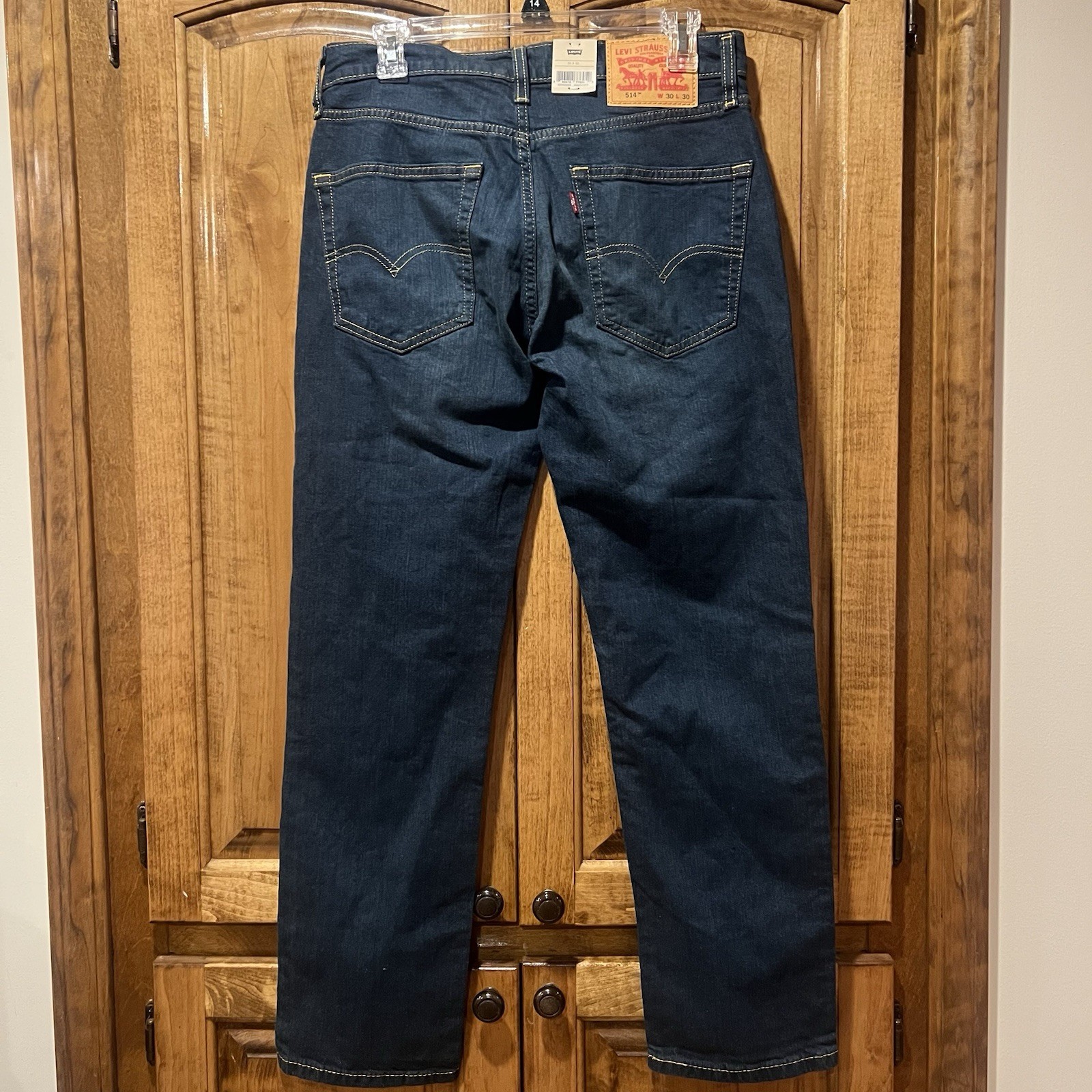 Levi’s Men’s 514 Straight Fit Jeans Midnight Stretch 30W x 30L 005140403