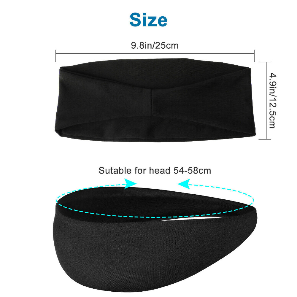 Sports Headband Fitnesss Yoga Gym Basketball Sweatband Hair Wraps for Men Women