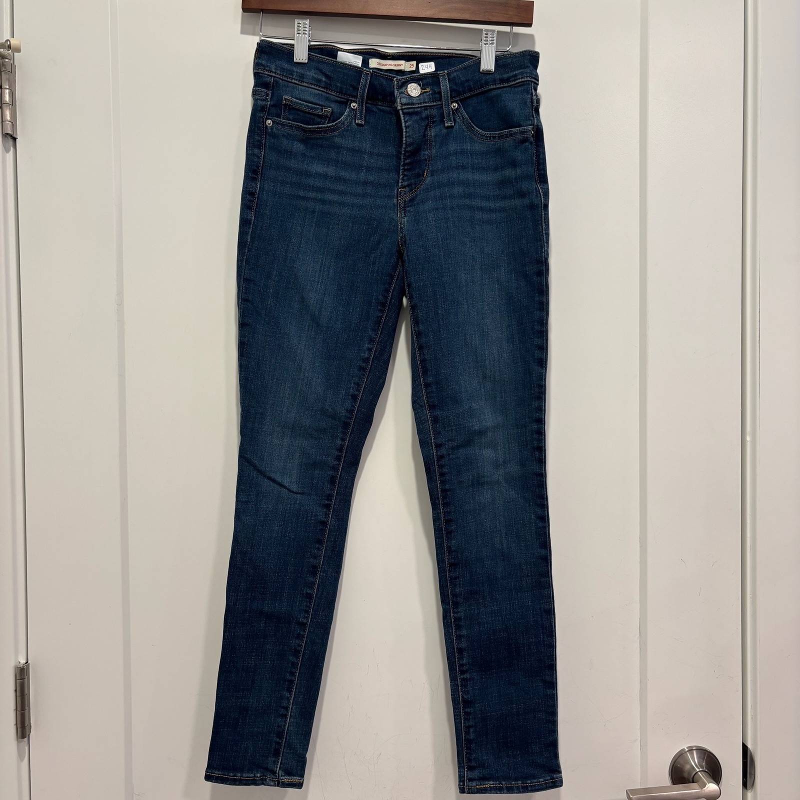 Levis 311 Shaping Skinny Jeans Dark Indigo Blue W25 L28 19626-0166