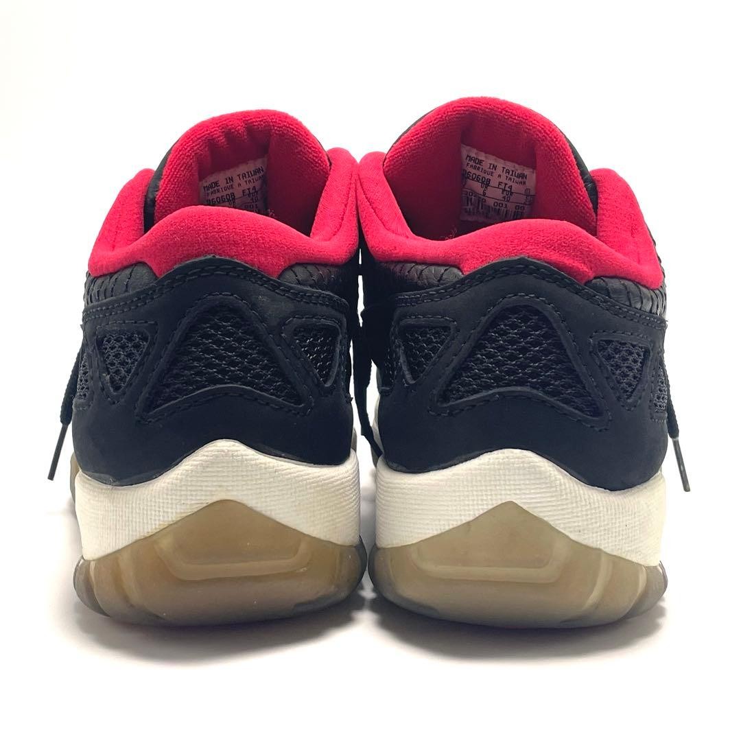 Nike Air Jordan 11 Low Retro IE OG Bred 1996 Mens 25cm Black True Red Authentic