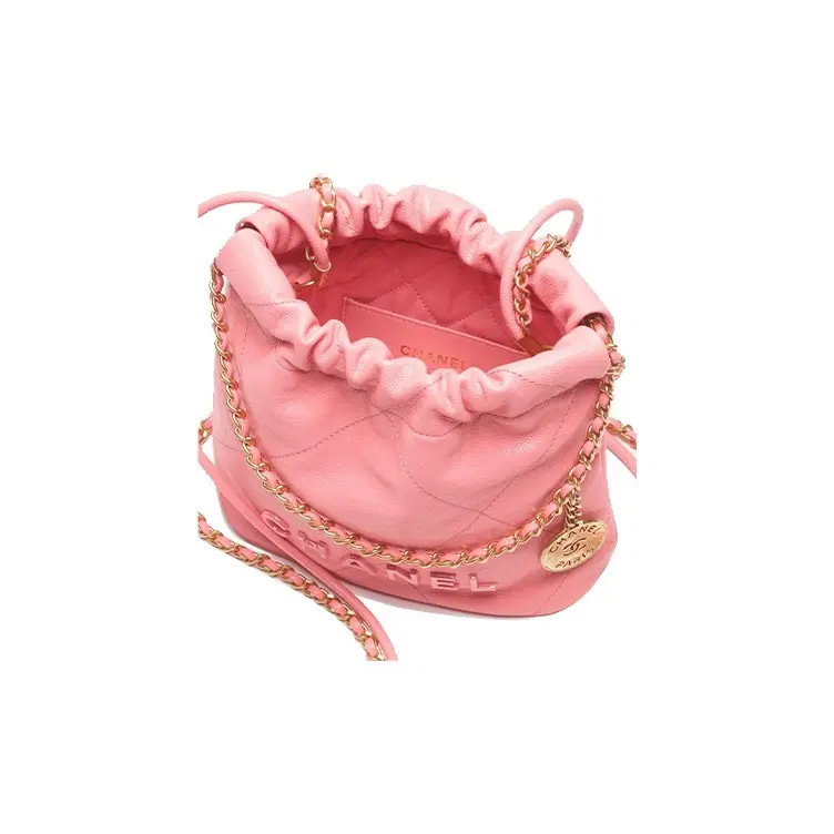 CHANEL Bucket Bag Shoulder Bag Crossbody Bag Women’s 7.8×2.3×7.4 in