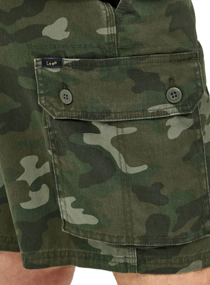 Lee Active Stretch Dakota Cargo Shorts Relaxed Fit- you choose Camo Color & Size