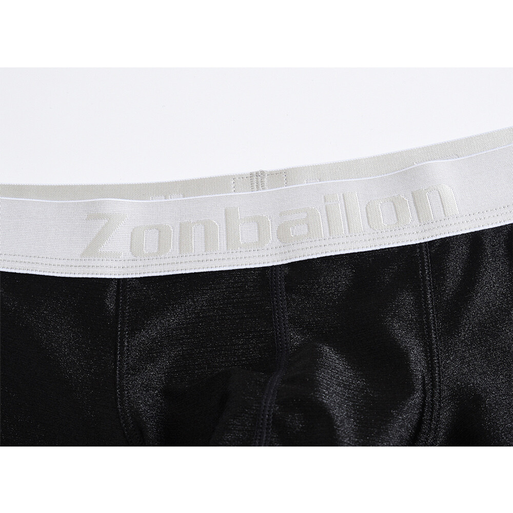 Zonbailon Men’s Underwear Boxer Briefs Show Big Pouch With Comfort Waistband