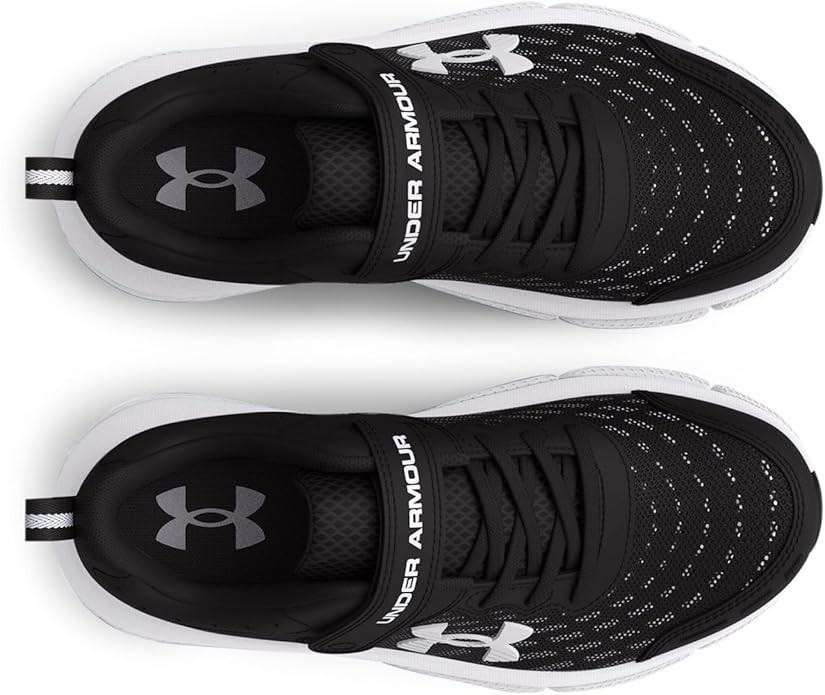 Under Armour Boys’ Pre School Assert 10 Alternate Closure, Black/White/White 11K