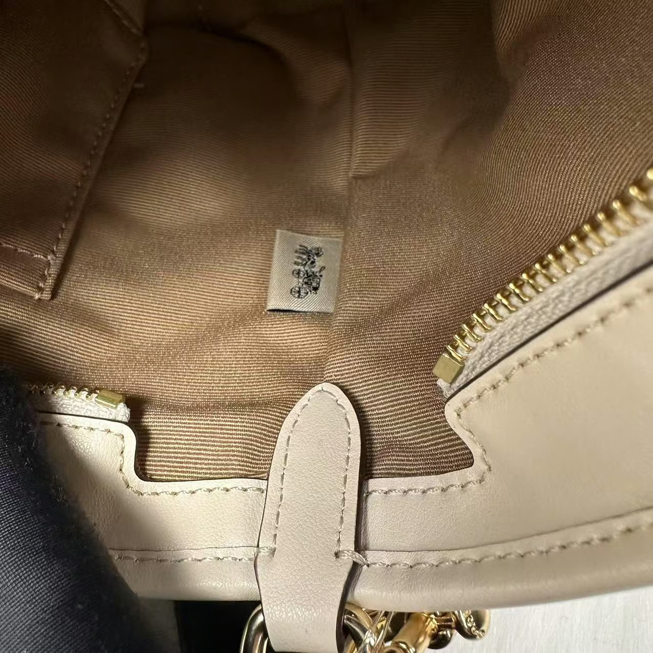 Coach City Mini Tote Bag Crossbody Signature Canvas White/Chalk NWT CW032