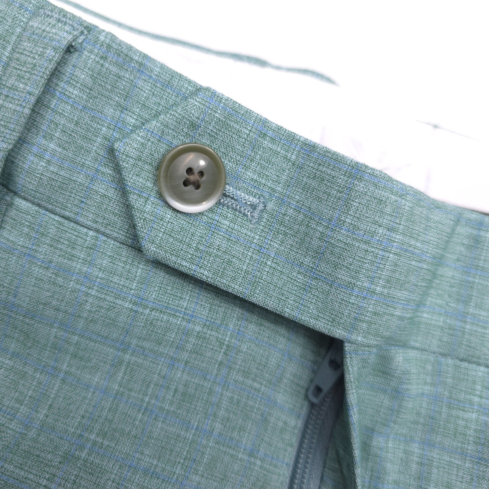 Nautica Gaff Suit Mens 38S X 32 Modern Fit Mint Green Two-Piece Nested
