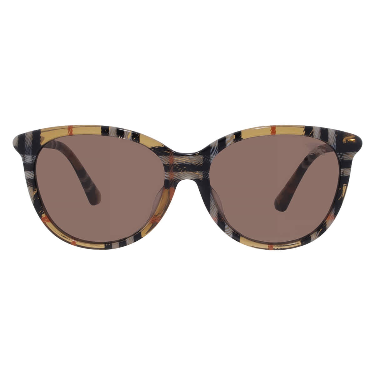 Burberry Brown Butterfly Ladies Sunglasses BE4455F 416373 55 BE4455F 416373 55