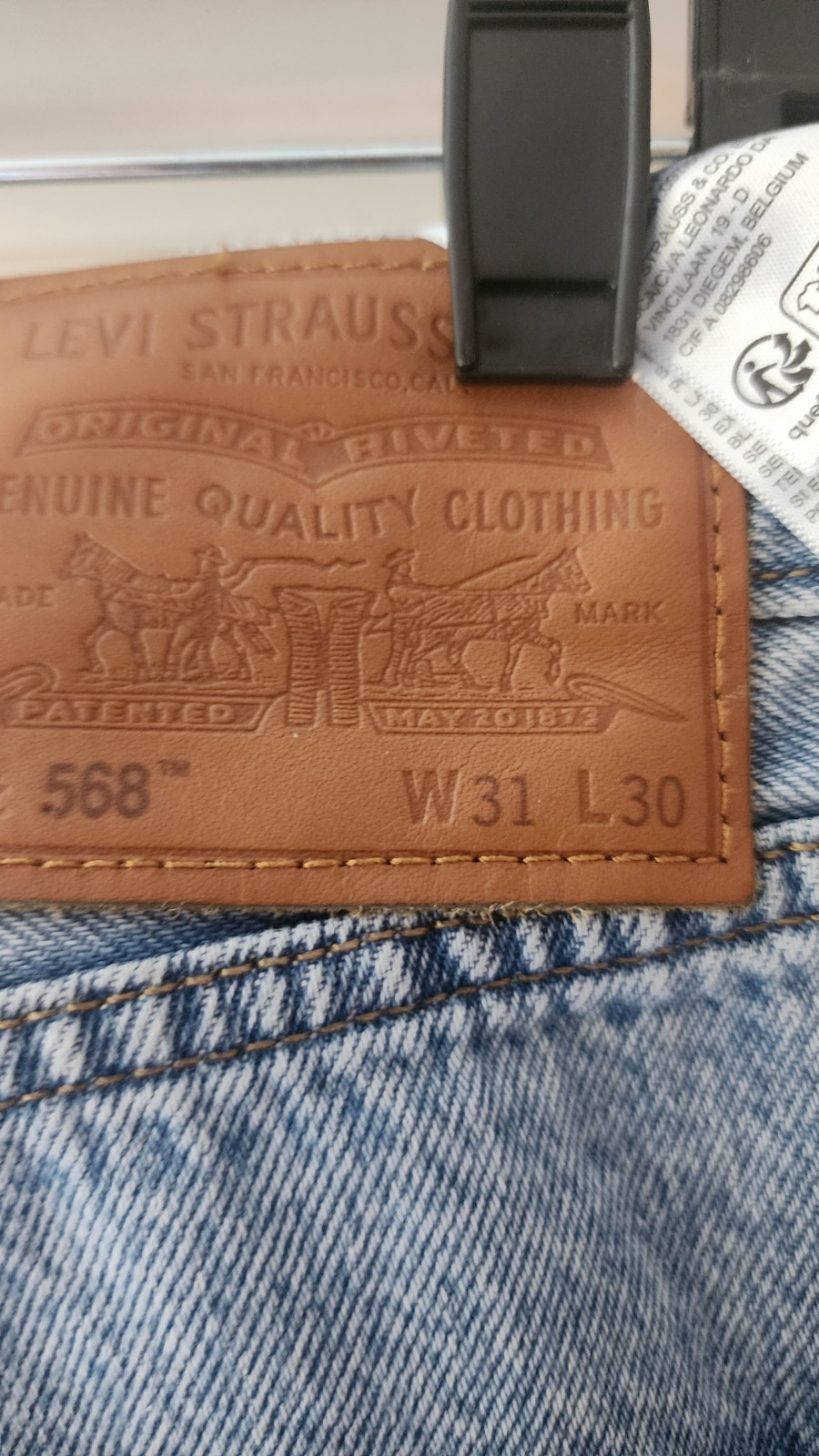 levis 568 Big E Loose Straight Carpenter A17 Jeans 32/27
