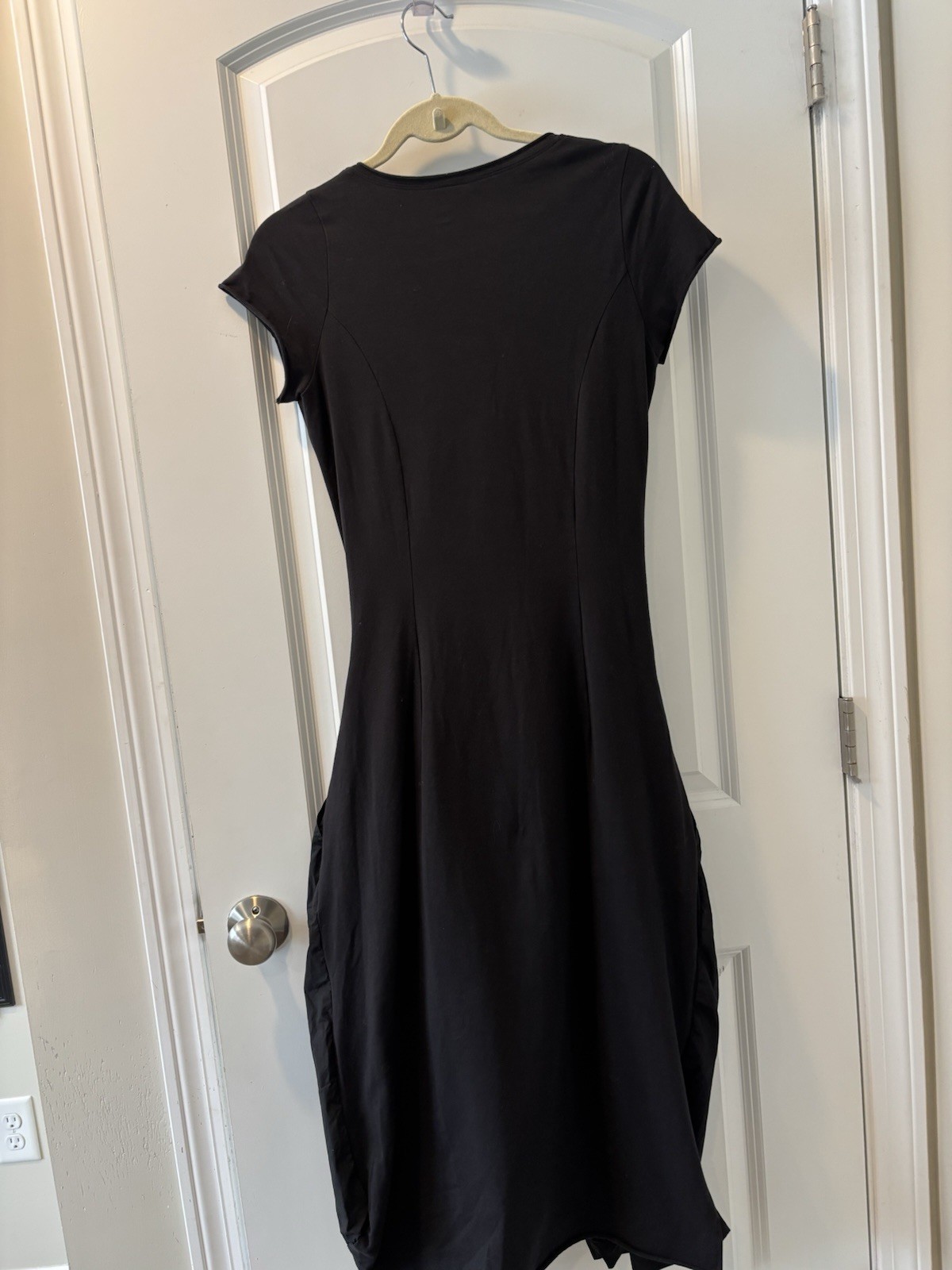 Rundholz Black Label SS14 Jersey Dress Attached Cotton Overshorts Drop Crotch S