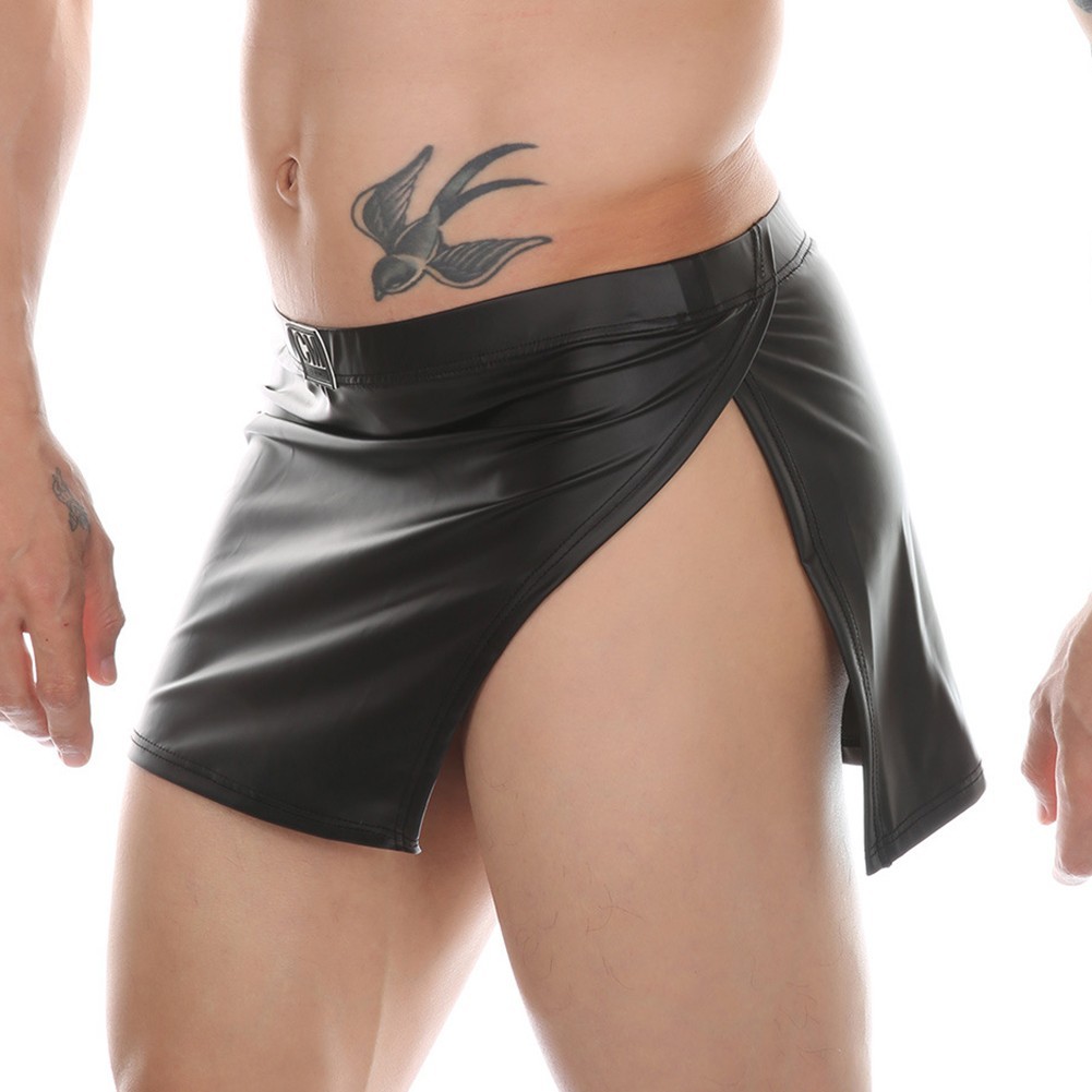 Mens Underwear Mens Panties Middle Waist Minimalist Pouch Sexy Slit Side Slit