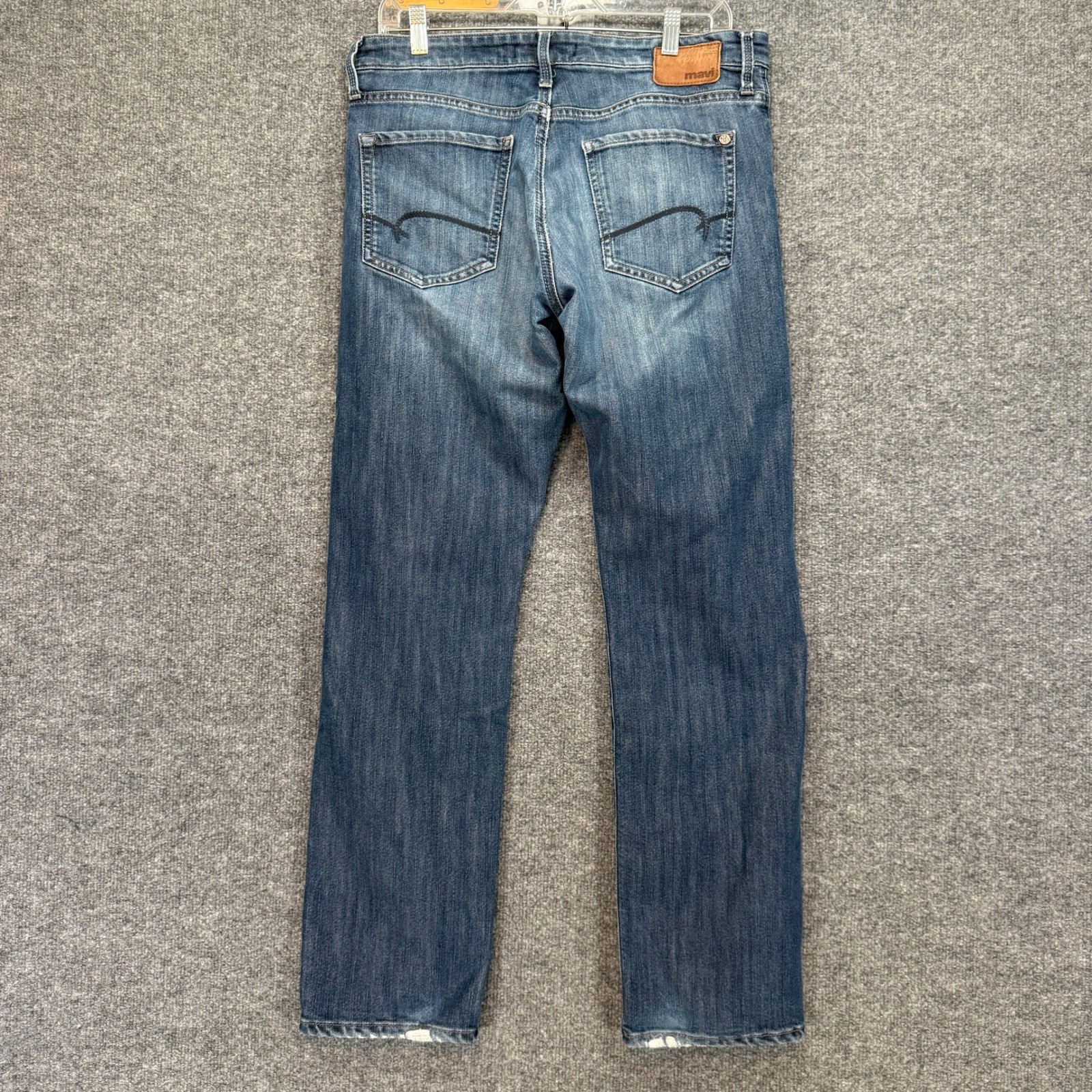Mavi Myles Straight Leg Jeans Mens 32X32 Blue Stretch Denim Casual Classic Pants
