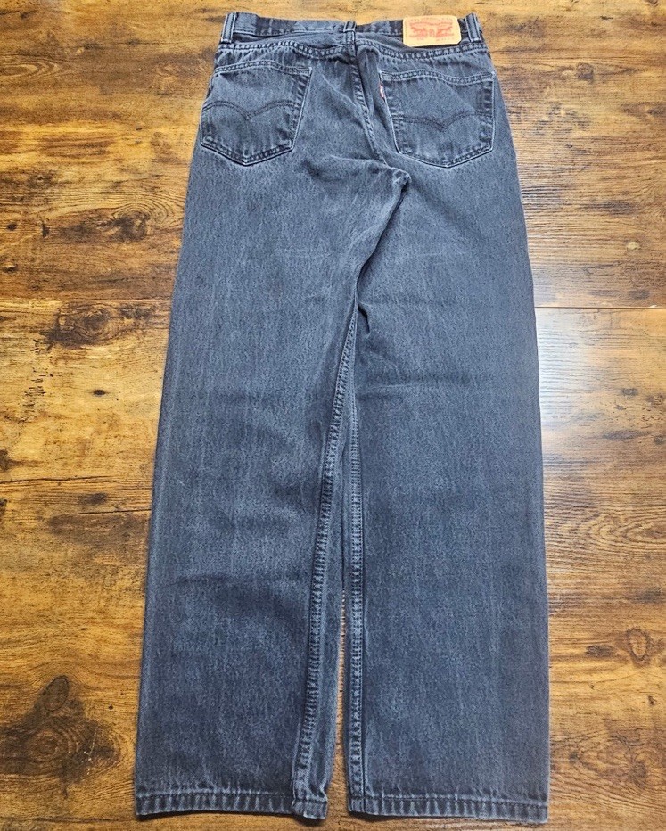 Levi’s 505 Jeans Black 30×29 Regular Fit Straight Leg
