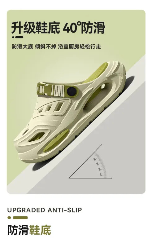 Arch Support Clogs Non-Slip Soft Sole Breathable Summer Garden Shoes for Men Wom
