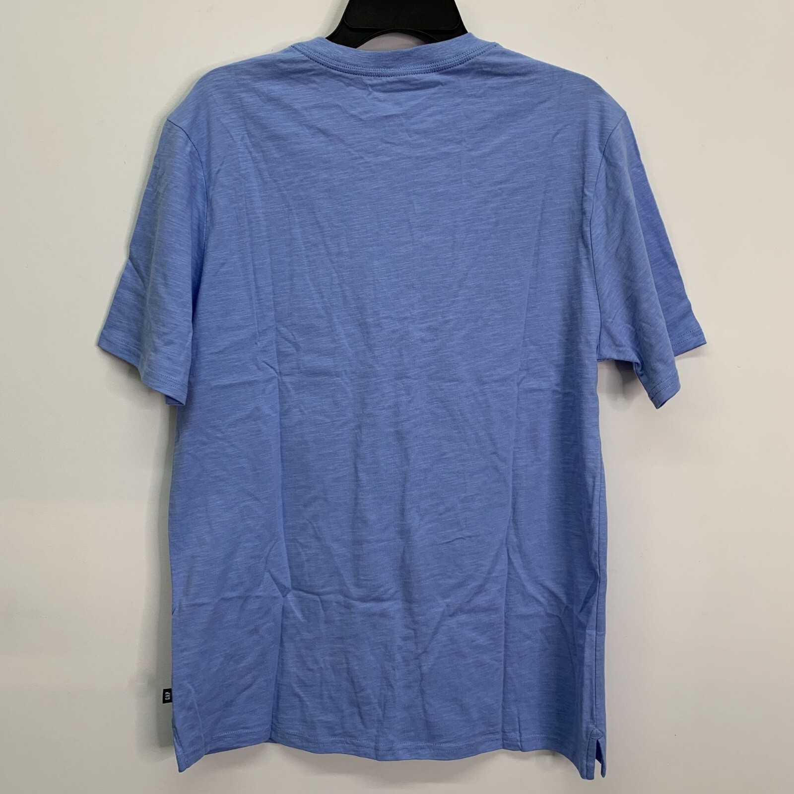 GAP Men’s Tee M Soft Short Sleeve Slub Henley T-Shirt Grapemist Size M