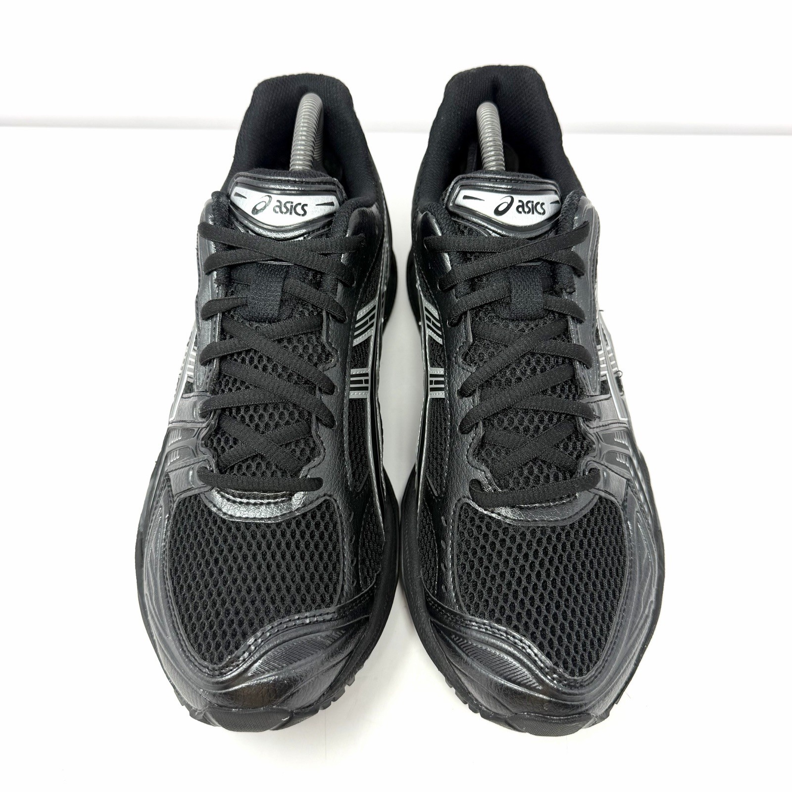 ASICS Men’s Gel Kayano 14 Running Shoes Sz 9 Black Pure Silver 1201A019-006 EUC