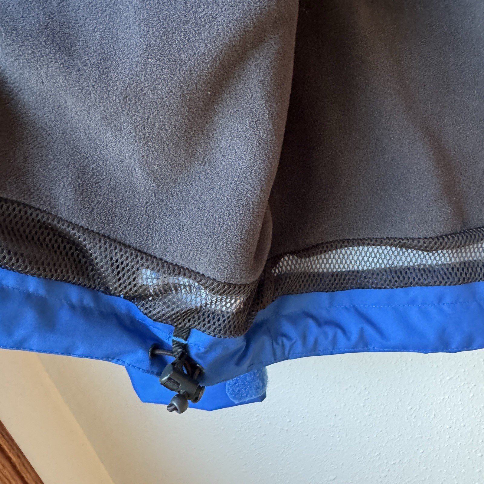 Helly Hansen Jacket Mens Medium Blue Crew Midlayer Soft Shell Fleece Sailing