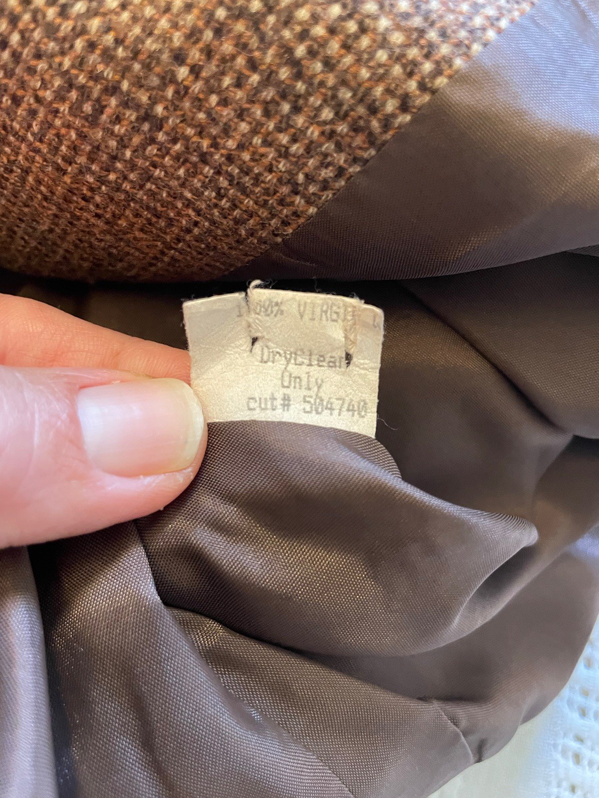 VTG Parameter 100% Virgin Wool Brown Pea Coat With Wooden Buttons. 0. USA Made.