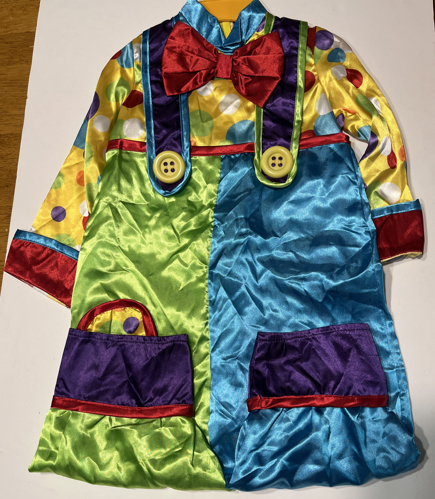 Clowns, Costume, Multi Color Size 3T, New, Dress Up, B4D1