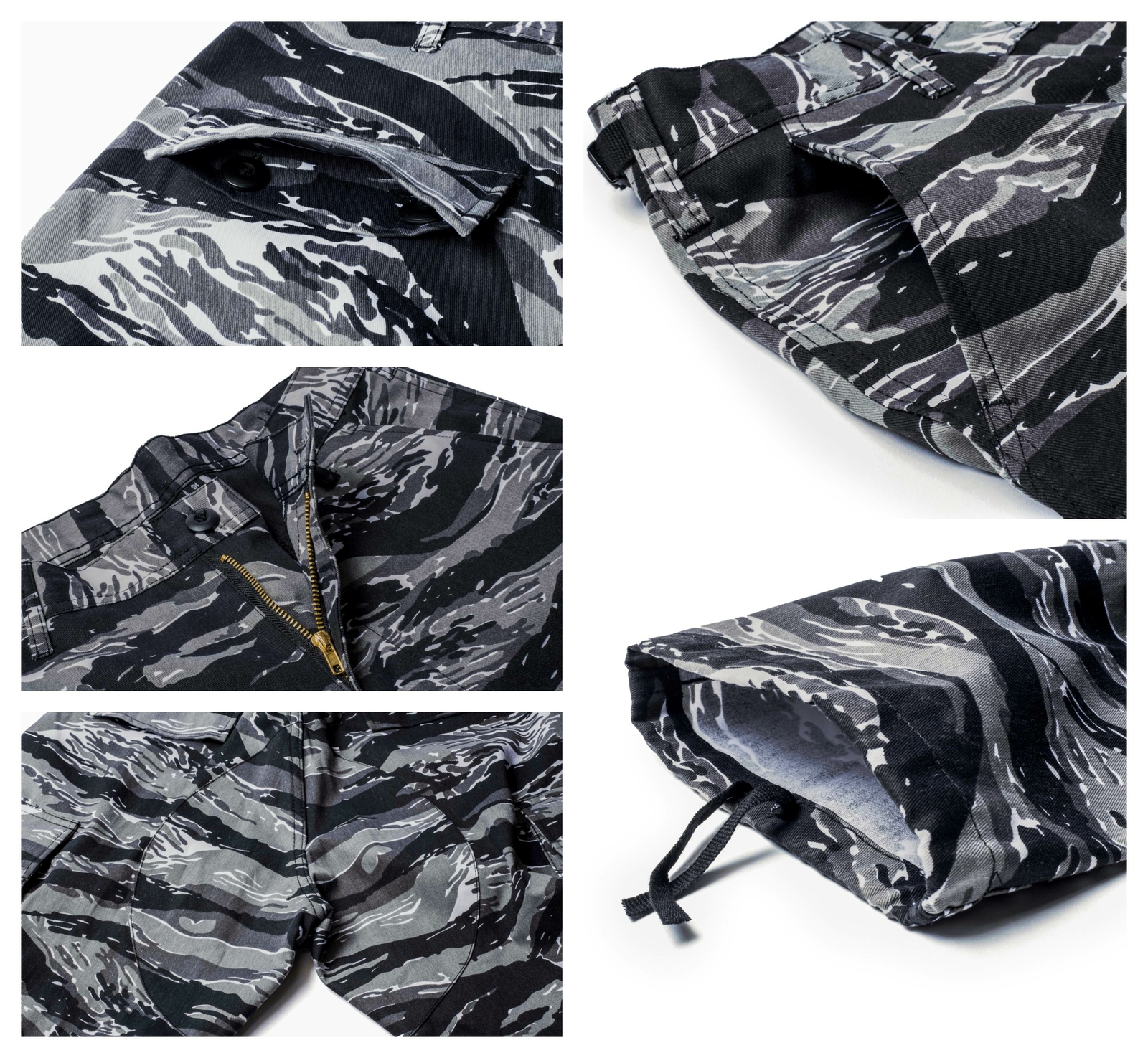 BACKBONE Mens Military Tactical BDU Camouflage Pants Casual Cargo Pants Trousers