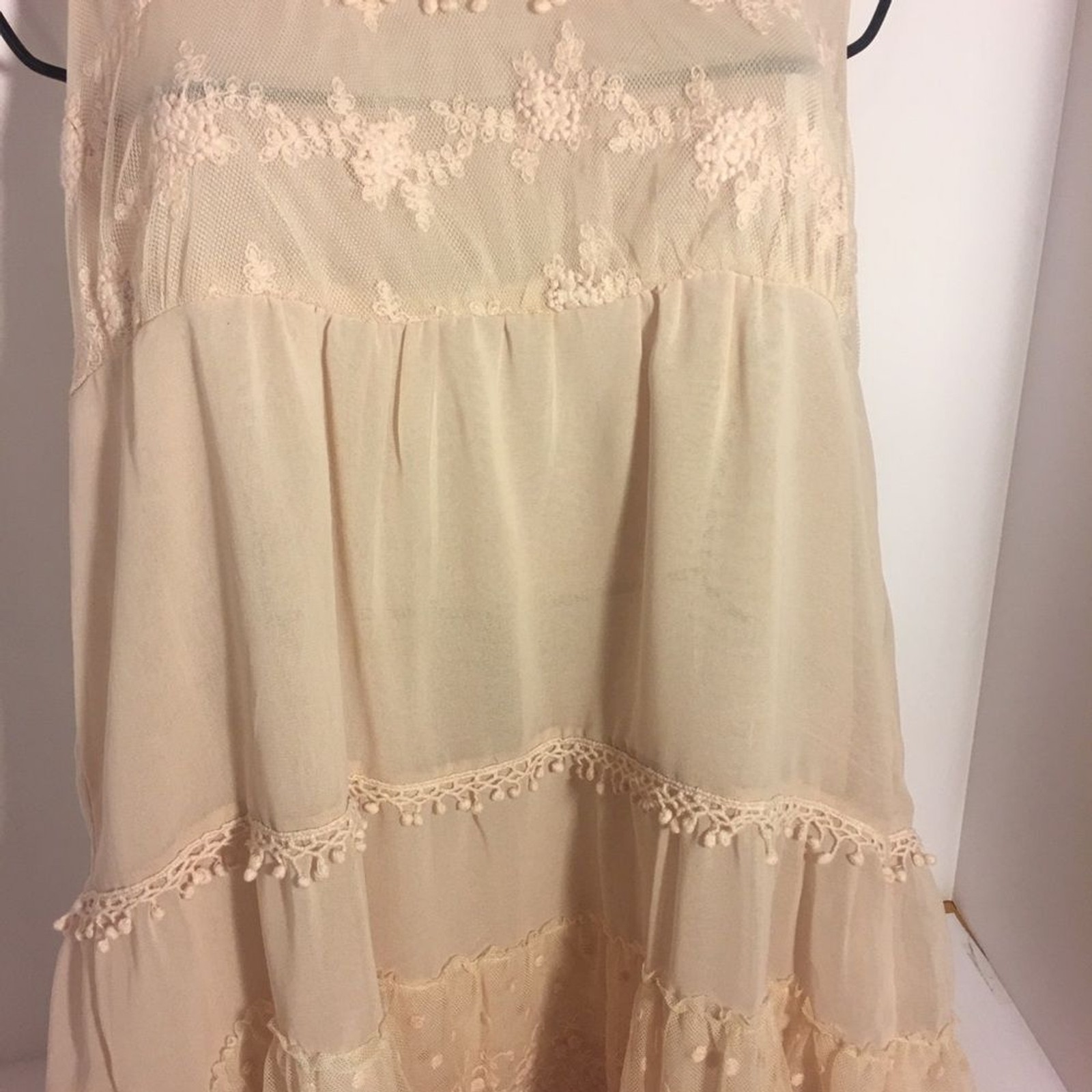Lace Vintage pink top M