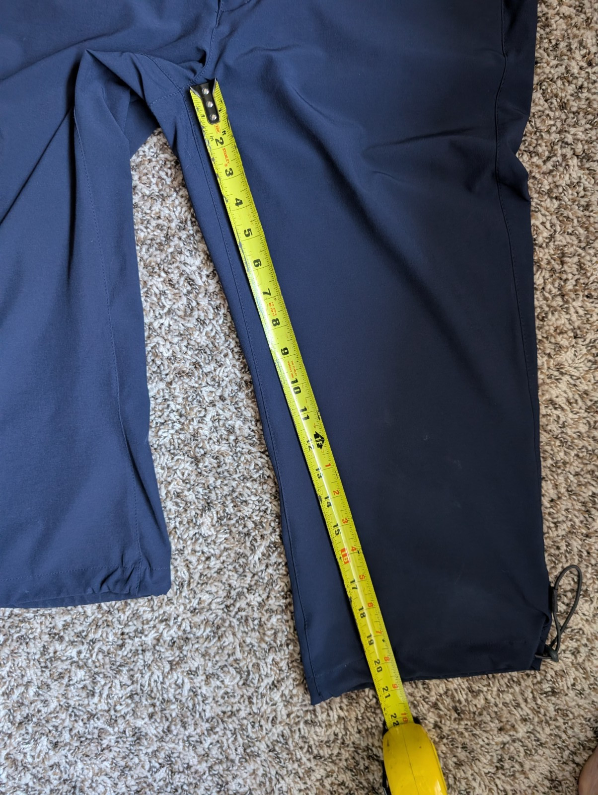 Eddie Bauer Womens 6 Blue Rainier Capri Cropped Hiking Pants Utility Outdoor NWT
