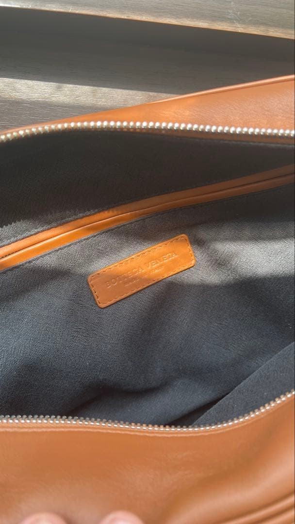 BOTTEGA VENETA Leather Pouch Clutch Bag